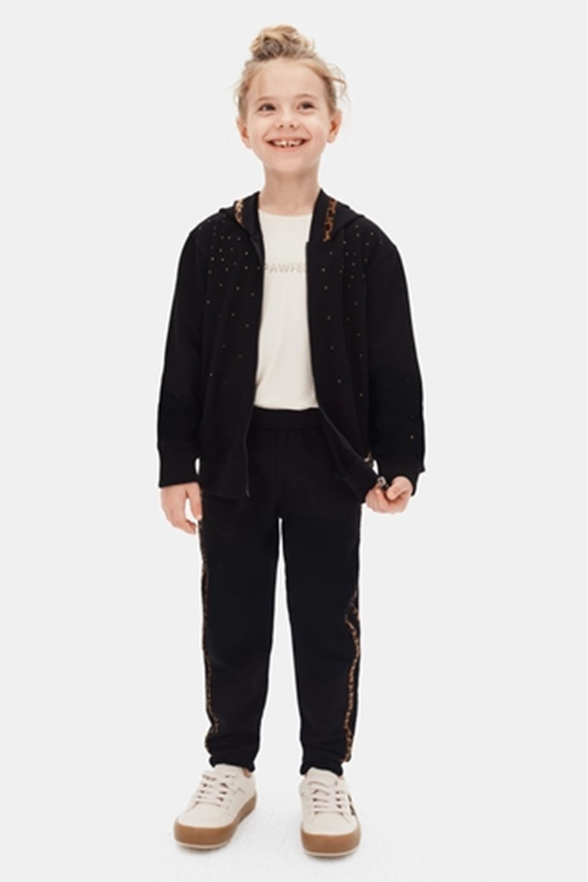 NK Kids 59510 BOW PANTOLON 4/8 SİYAH