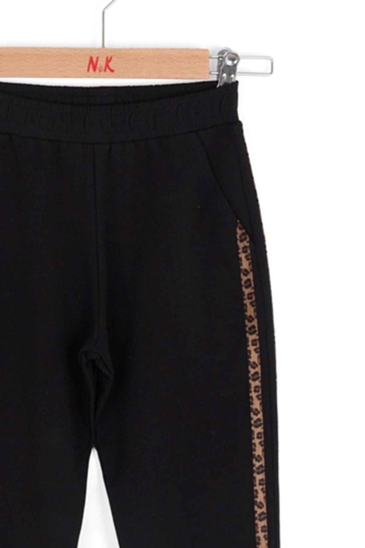NK Kids 59510 BOW PANTOLON 4/8 SİYAH