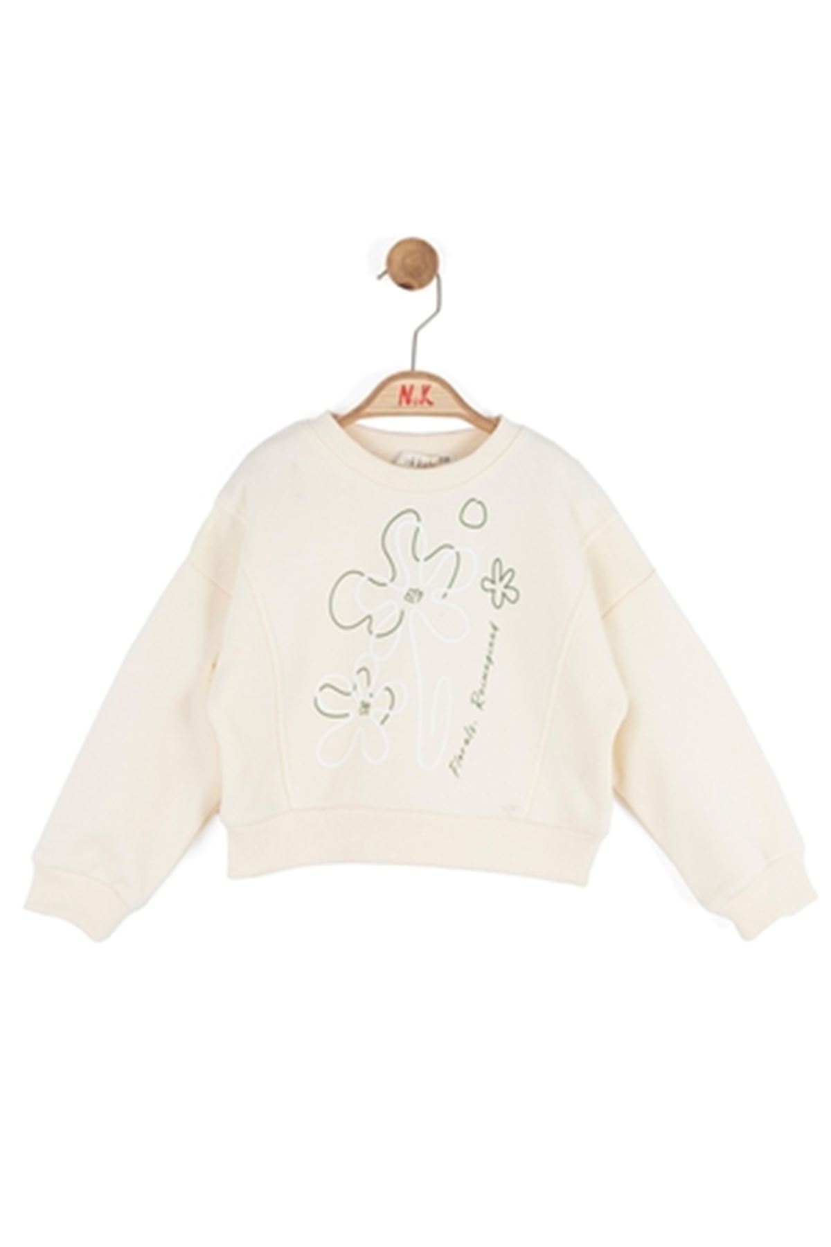 NK Kids 39601 MAGNET SWEAT 1/4 Ekru