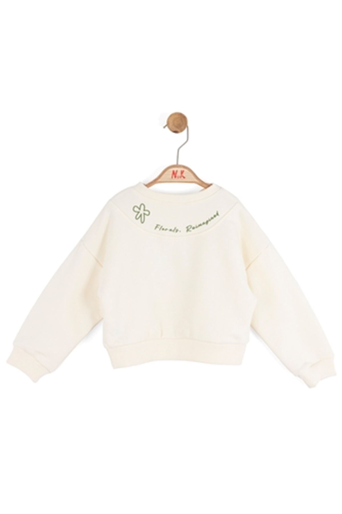 NK Kids 39601 MAGNET SWEAT 1/4 Ekru
