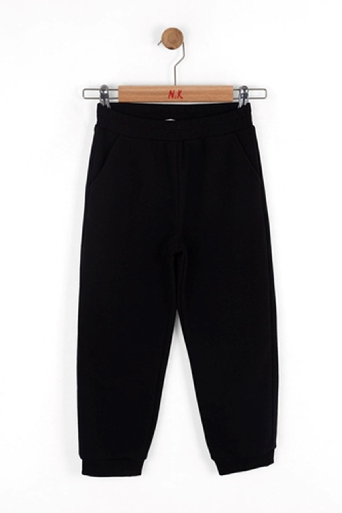 NK Kids 59505 KIZ ÇOCUK MOON PANTOLON SİYAH 4/8