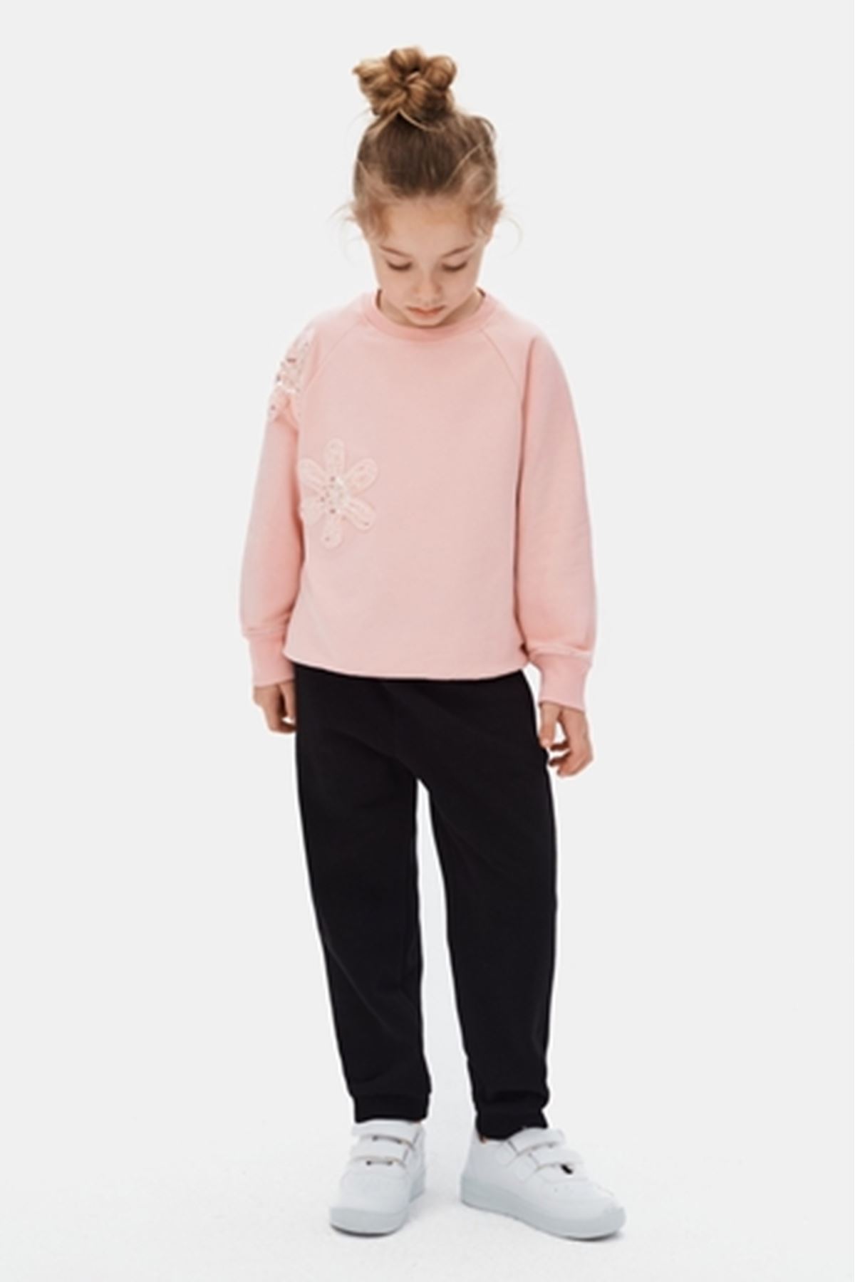 NK Kids 59505 KIZ ÇOCUK MOON PANTOLON SİYAH 4/8