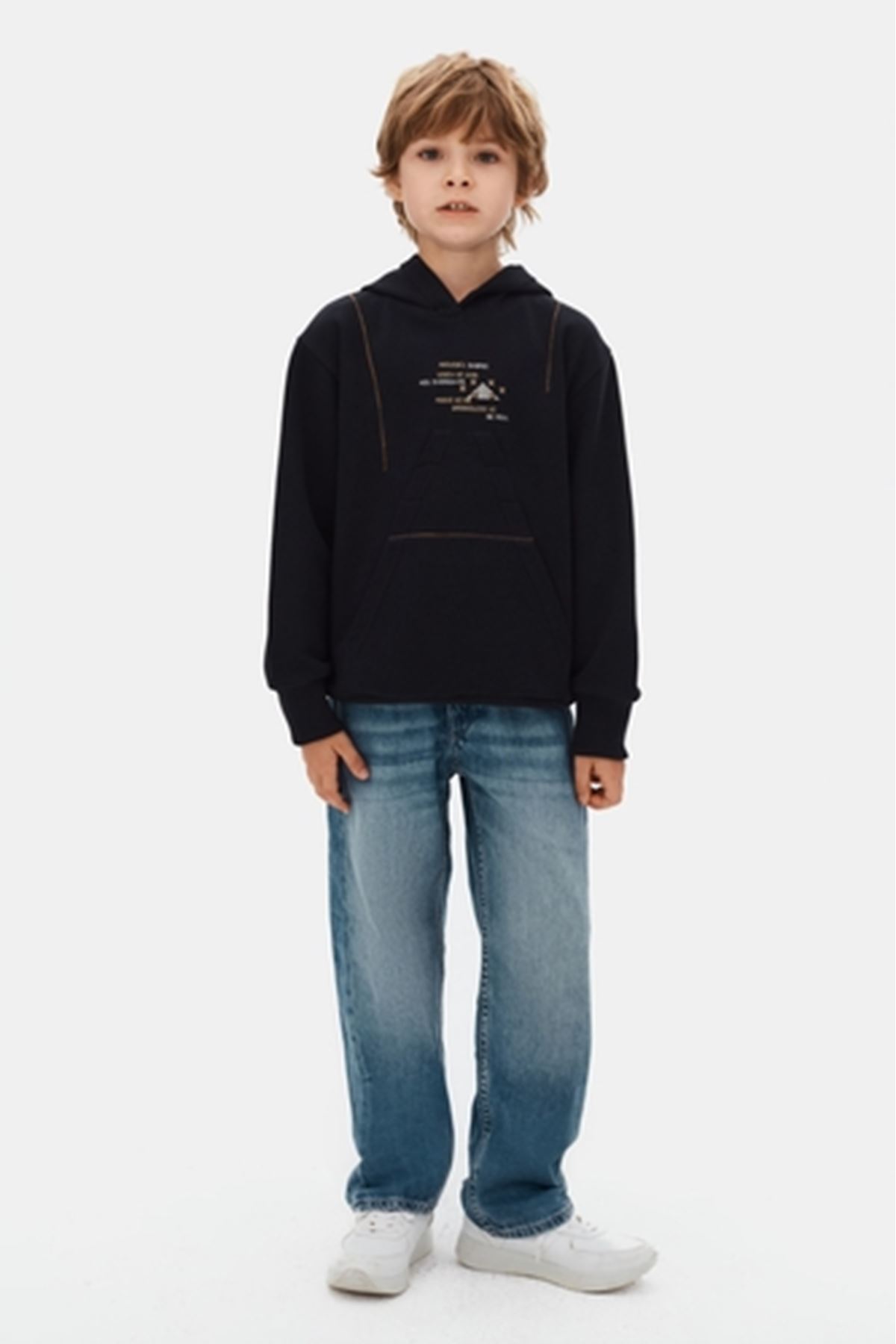 NK Kids 49305 SHAPE SWEAT 8/14 LACİVERT