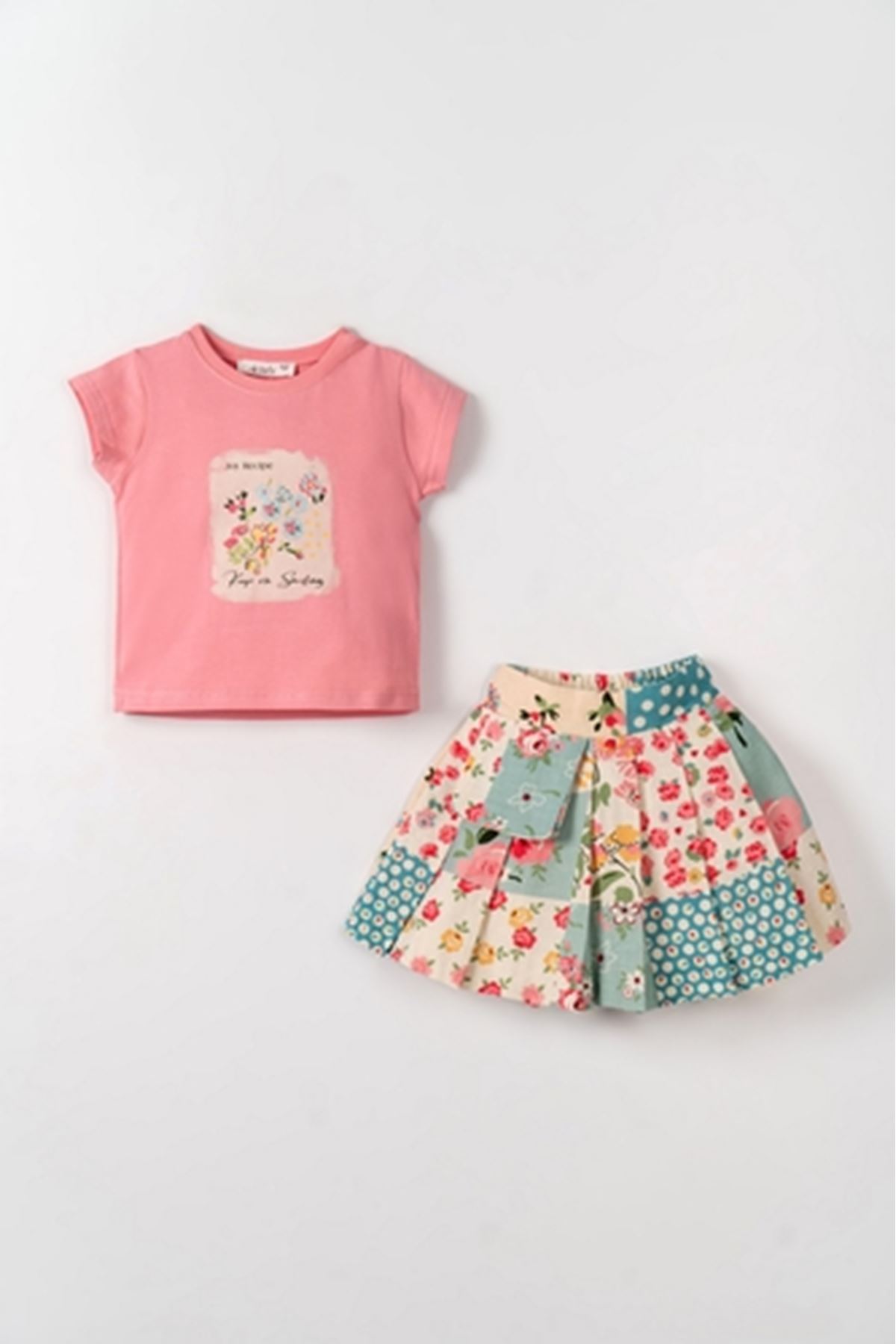 NK Kids 11601 LIFE TAKIM 1/4 Pembe-Mavi