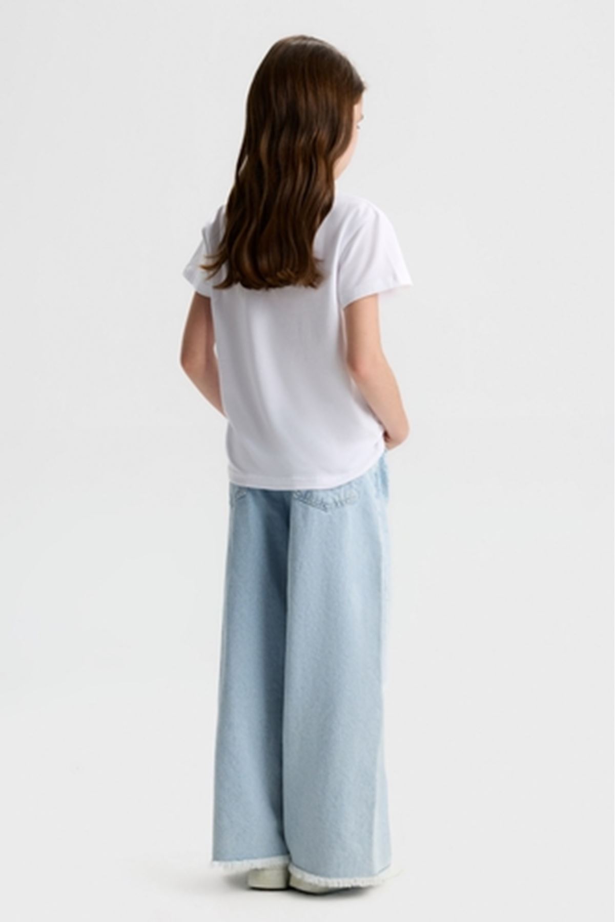 NK Kids 31310 RIO T-SHIRT 8/14 Beyaz-Lacivert