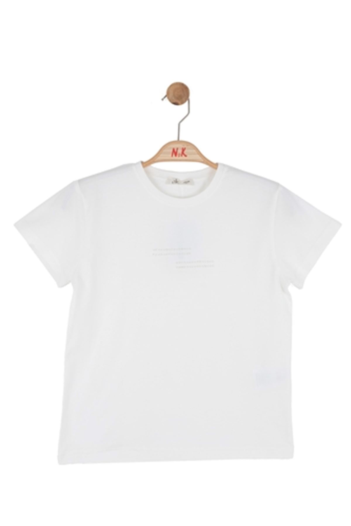 NK Kids 31338 İNCİ T-SHIRT 8/14 Ekru