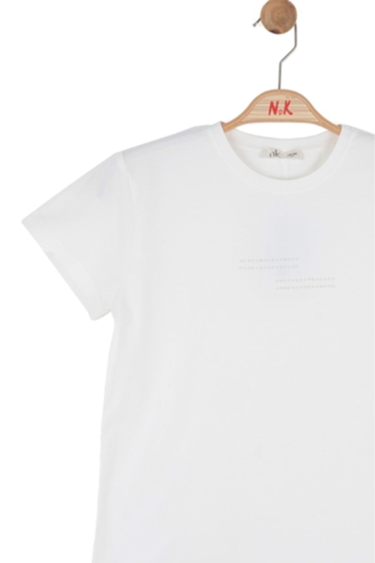 NK Kids 31338 İNCİ T-SHIRT 8/14 Ekru