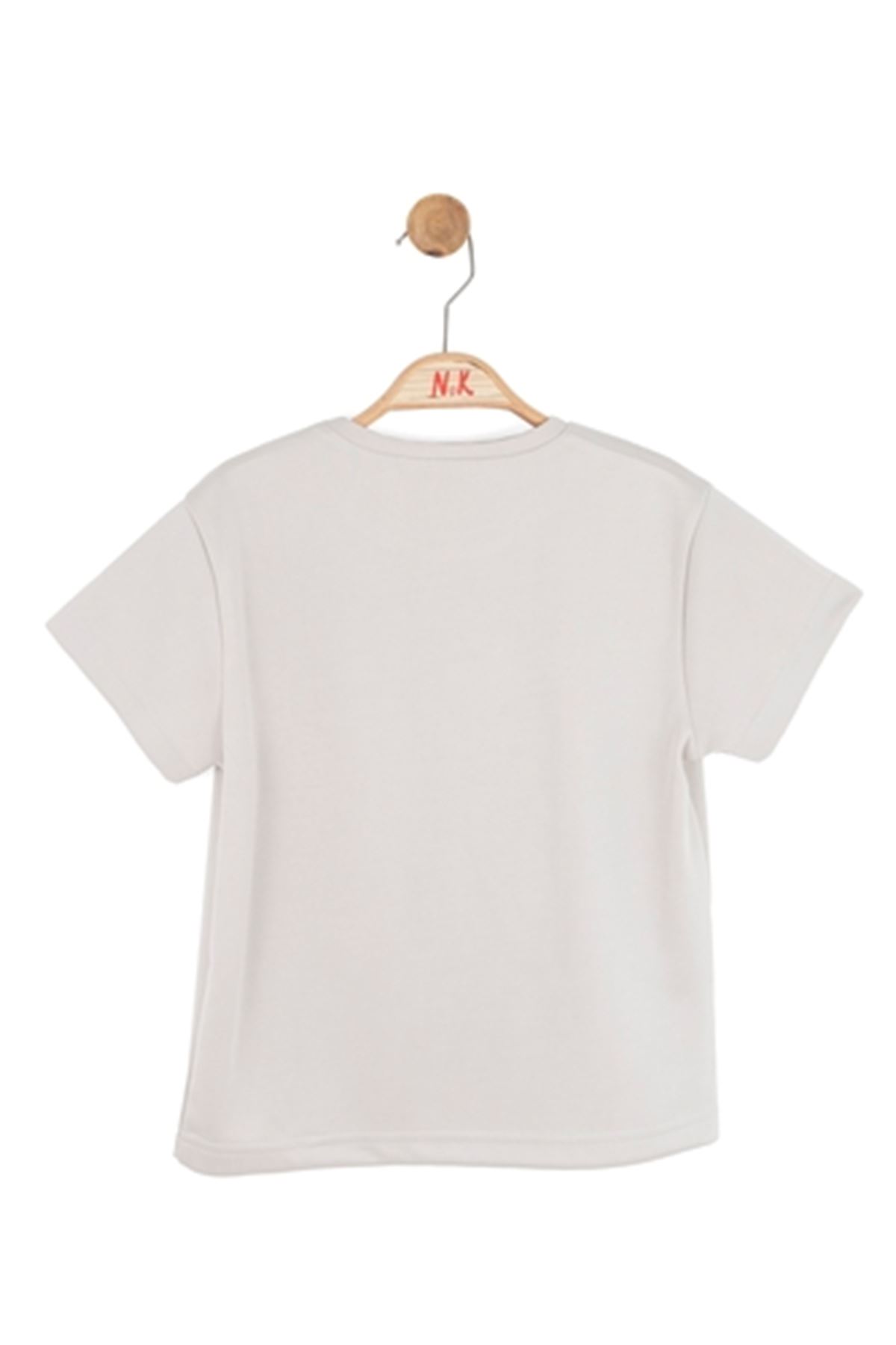 NK Kids 31338 İNCİ T-SHIRT 8/14 Gri