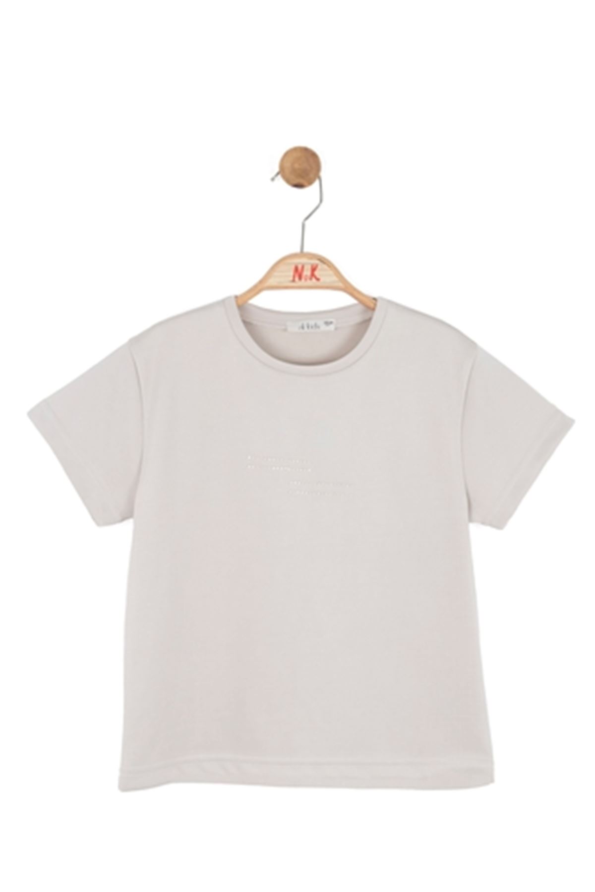 NK Kids 31338 İNCİ T-SHIRT 8/14 Gri
