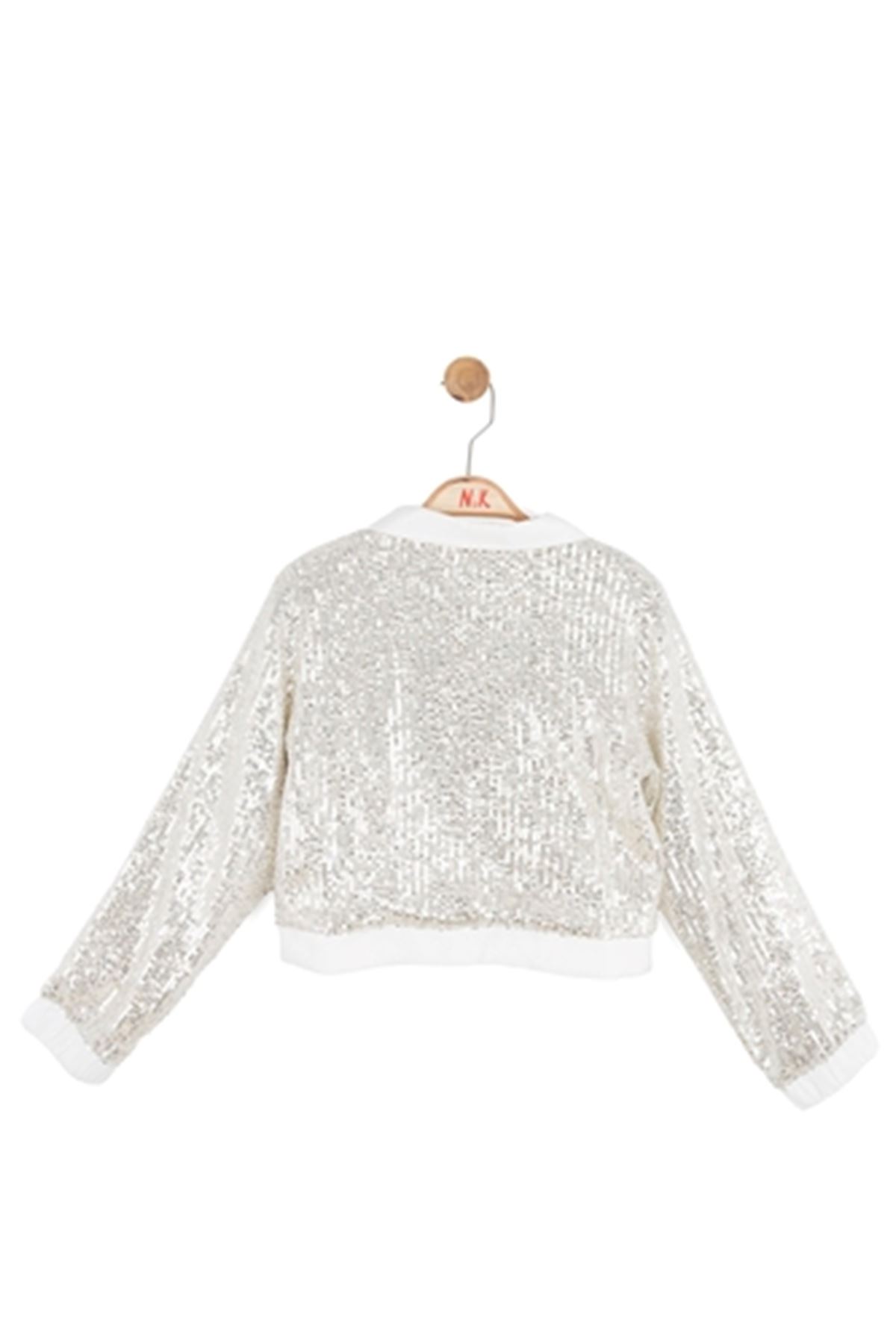 NK Kids 31340 PUL PAYETLİ CEKET 8/14 Krem