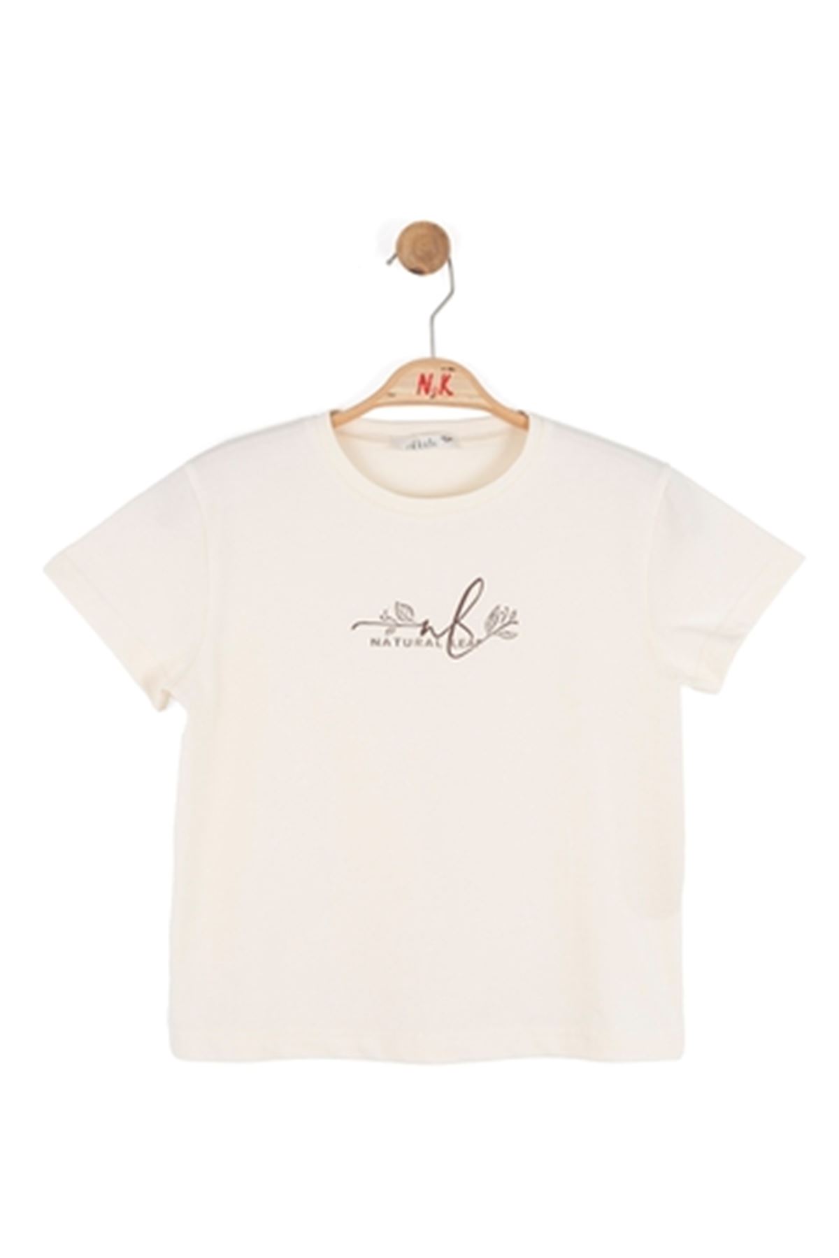 NK Kids 31362 NATURAL T-SHIRT 8/14 Krem