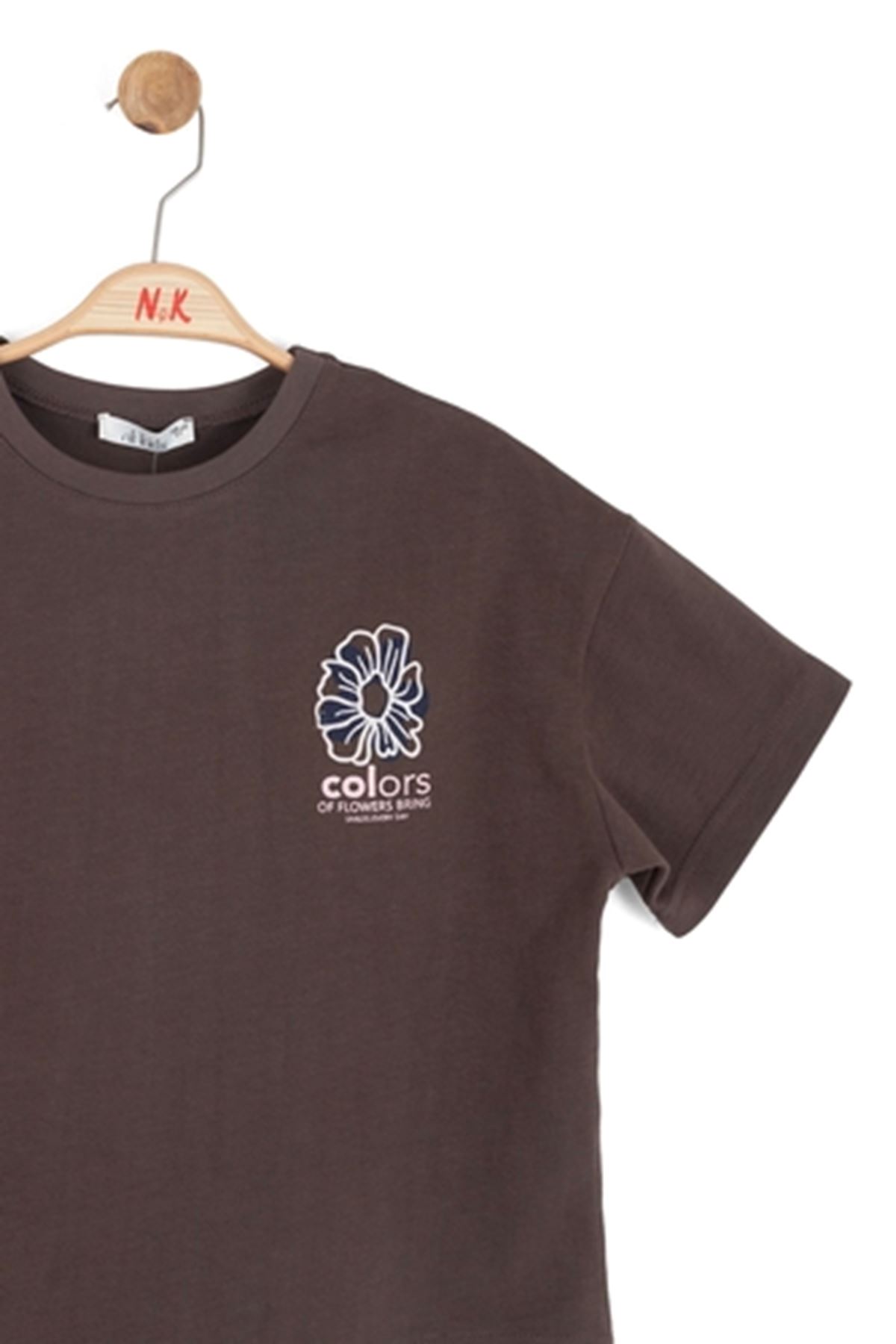 NK Kids 31387 LAURA TSHIRT 8/14 Kahverengi 