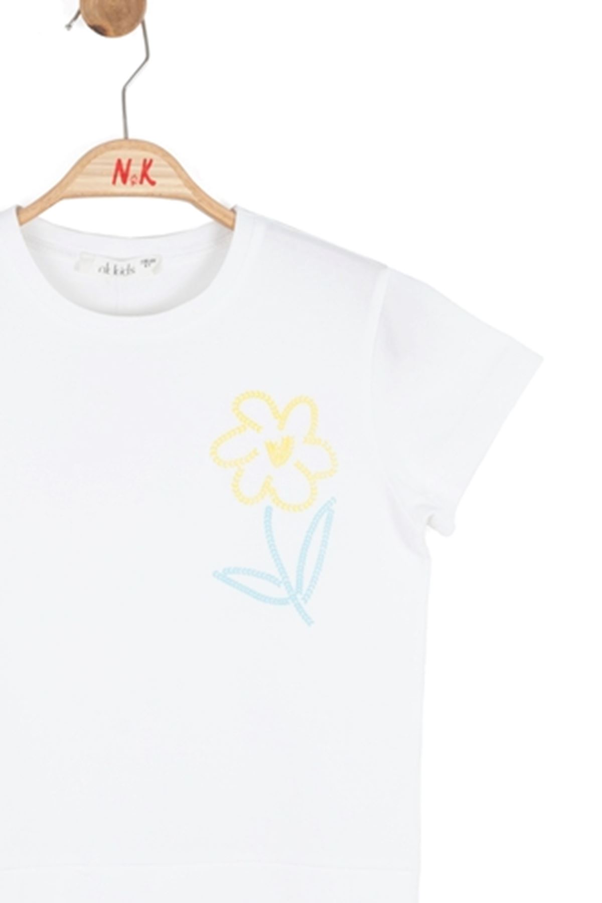 NK Kids 31531 ROXY TSHIRT 4/8 Ekru-Sarı