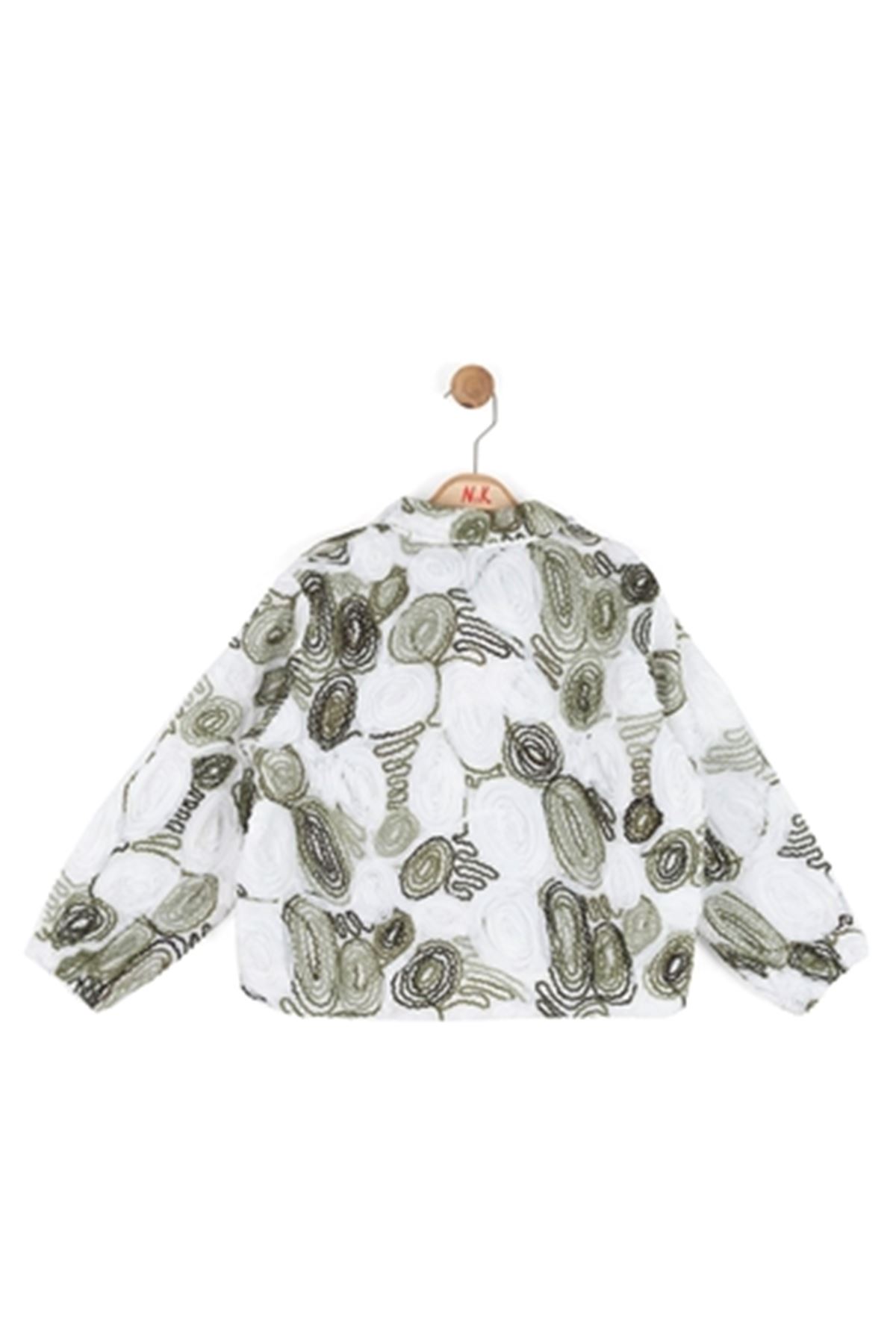 NK Kids 31542 VANESSA CEKET 4/8 Ekru-yeşil