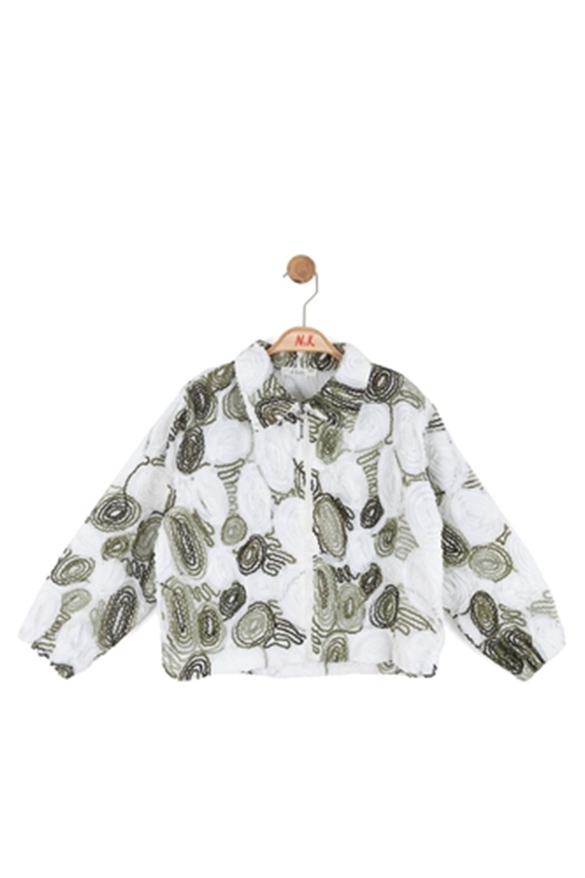 NK Kids 31542 VANESSA CEKET 4/8 Ekru-yeşil