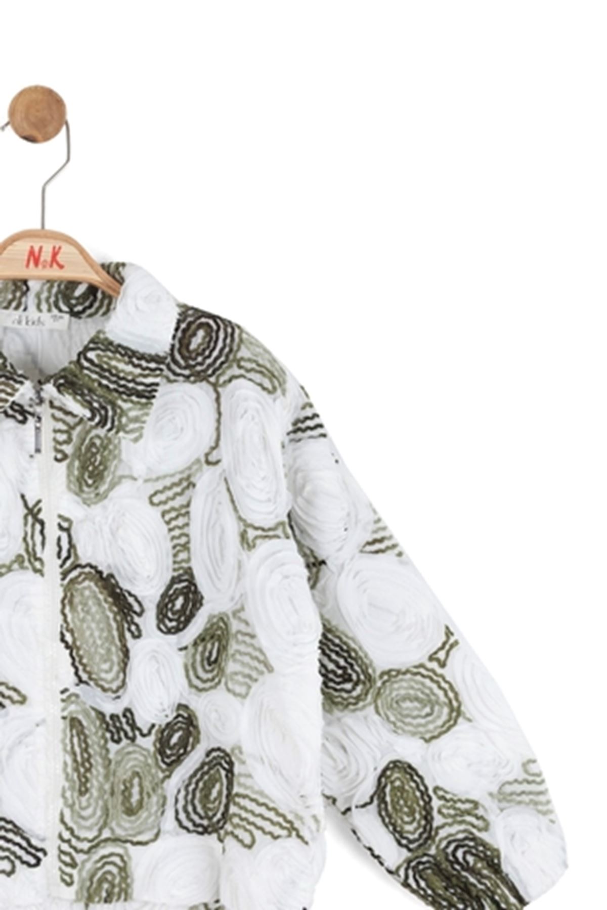 NK Kids 31542 VANESSA CEKET 4/8 Ekru-yeşil