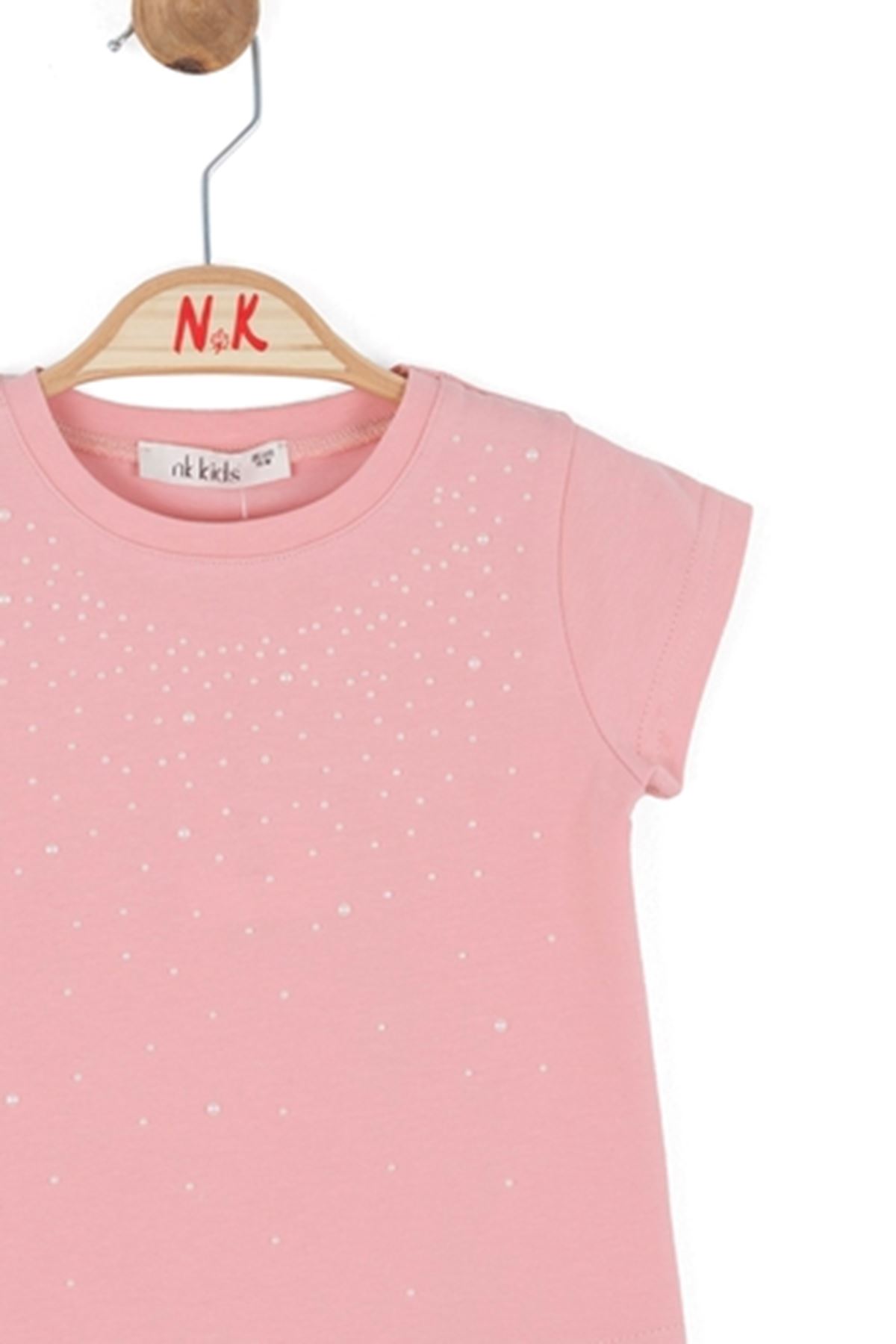 NK Kids 31605 PEARL T-SHIRT 1/4 Pembe