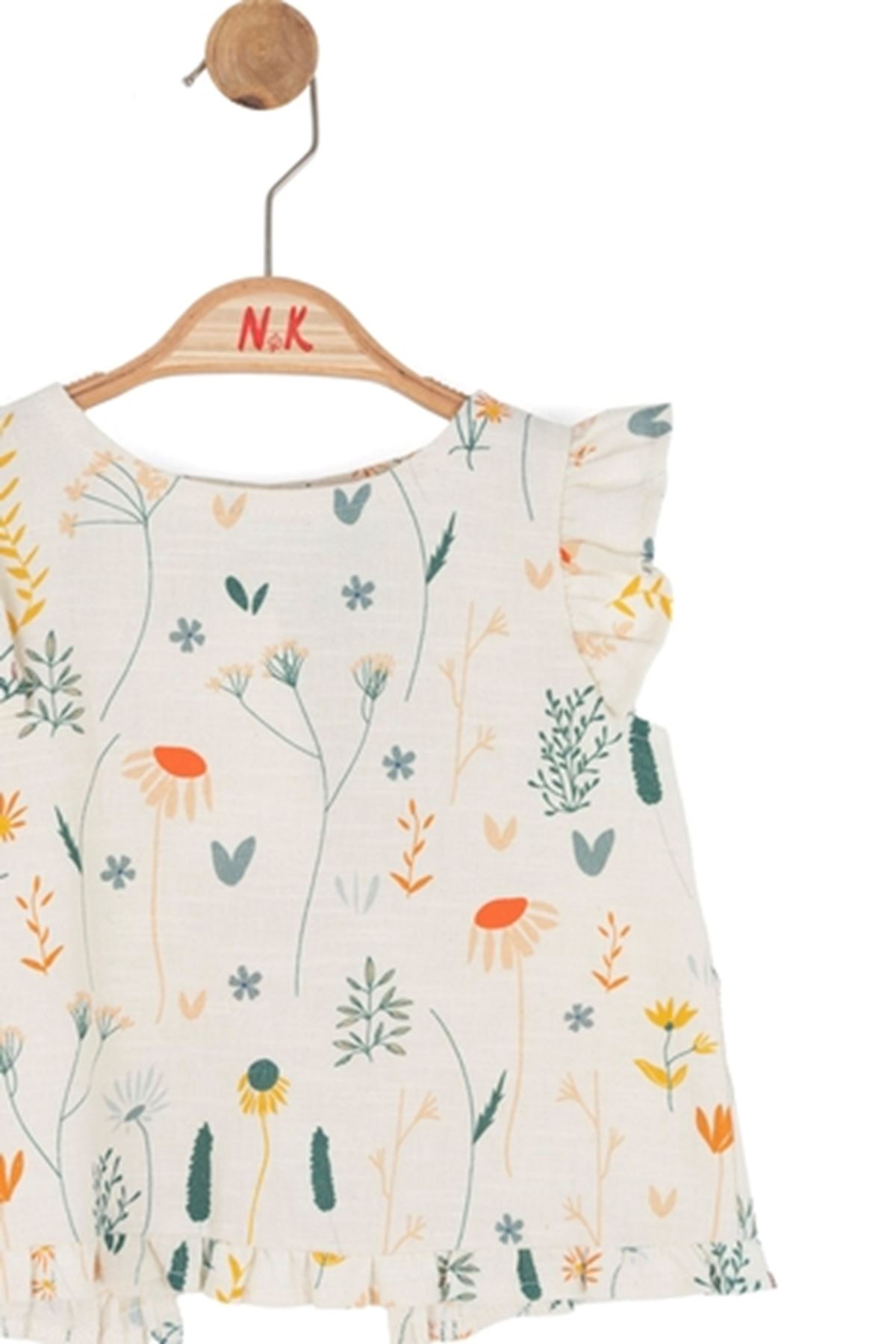 NK Kids 31609 SUNFLOWER BLUZ 1/4 Krem