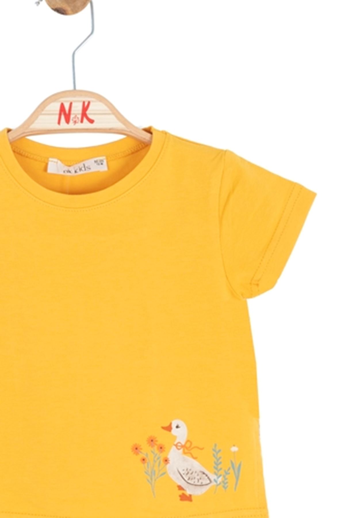 NK Kids 31610 SUNFLOWER T-SHIRT 1/4 Sarı