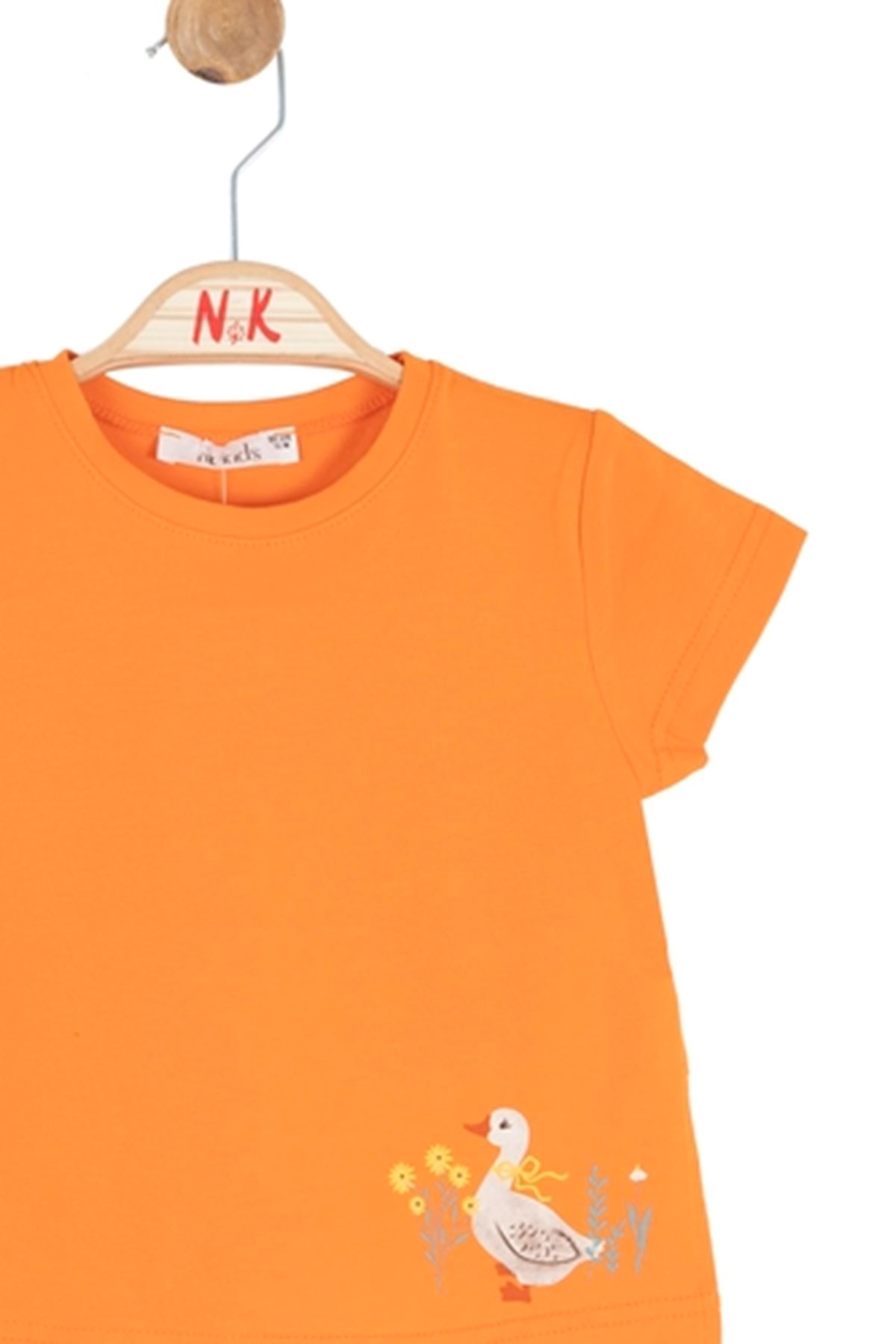 NK Kids 31610 SUNFLOWER T-SHIRT 1/4 Turuncu