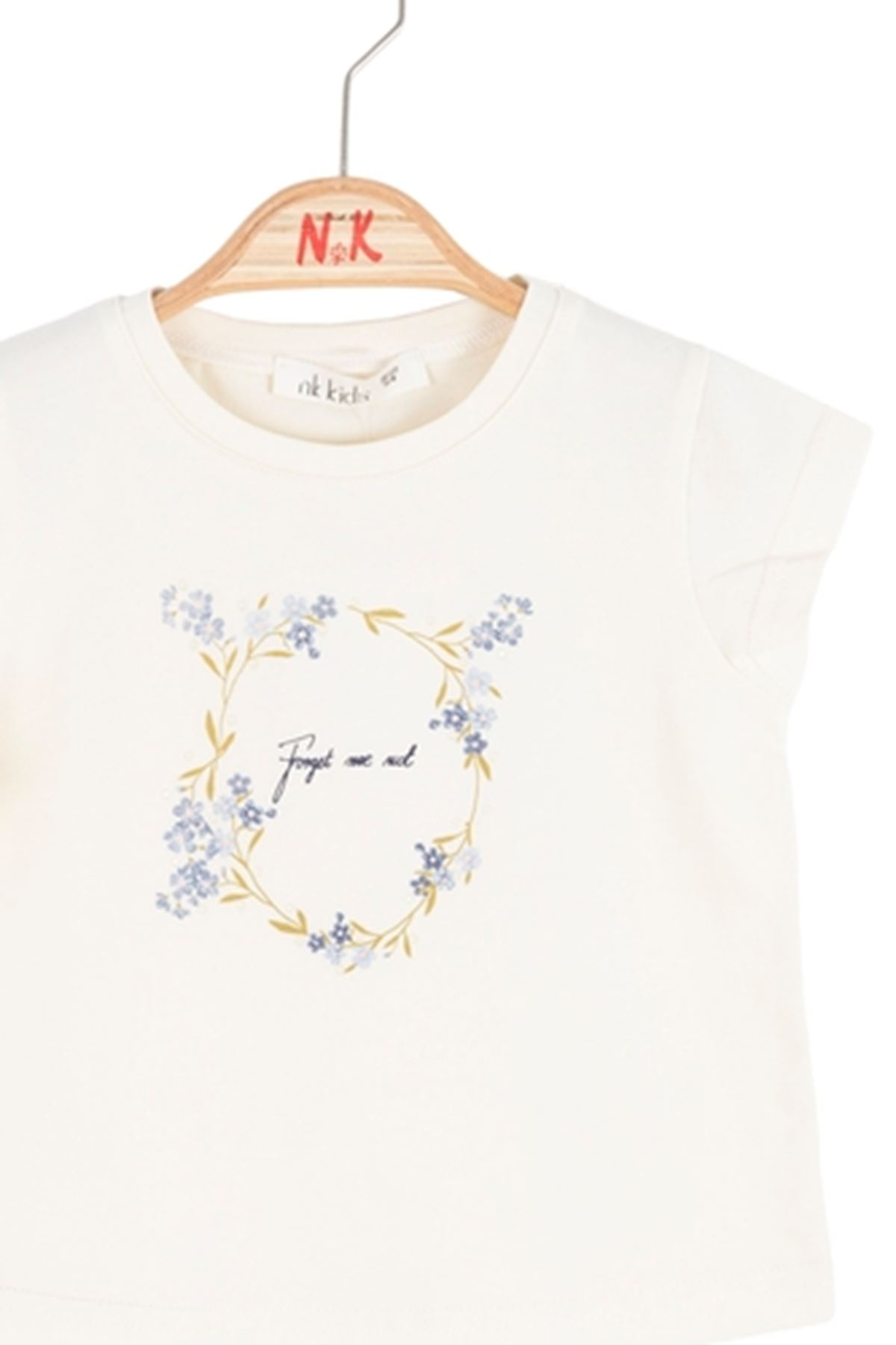 NK Kids 31614 SARMAŞIK T-SHIRT 1/4 Krem