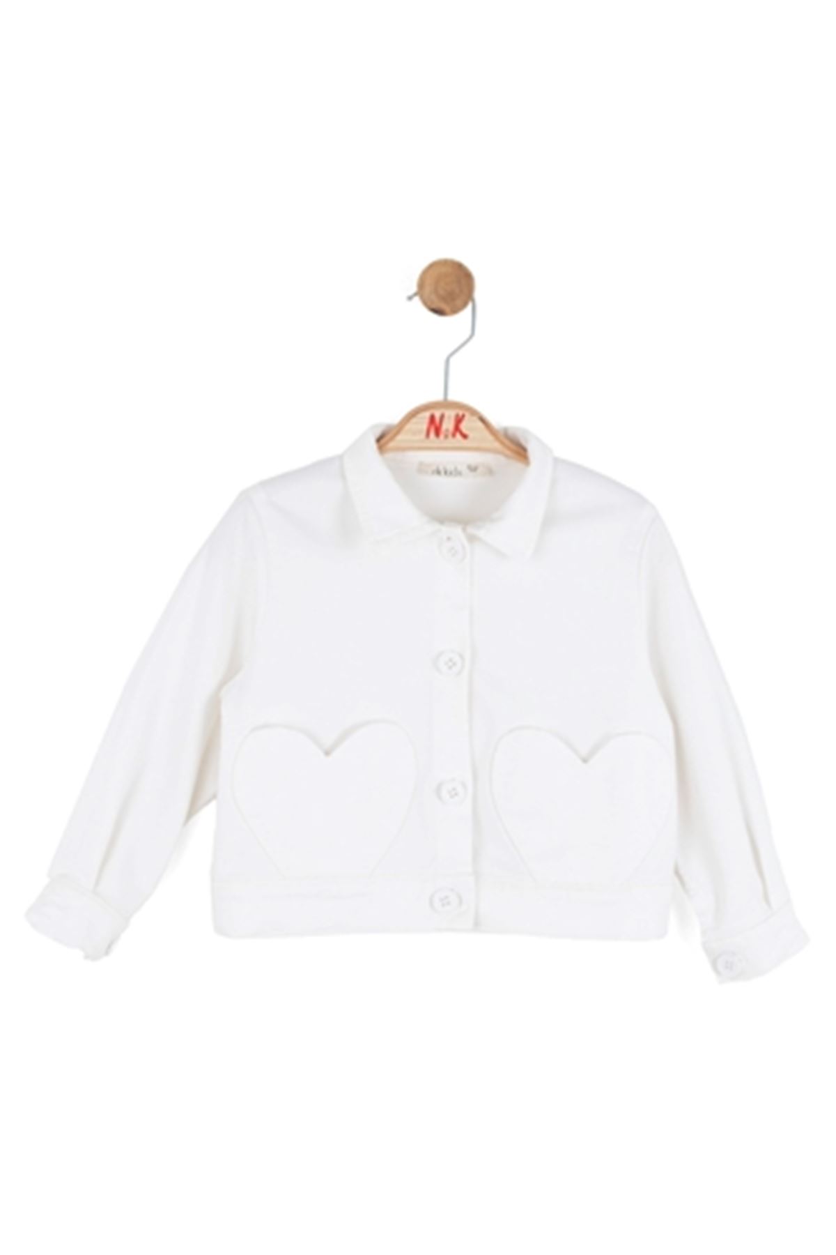 NK Kids 31620 KALPLİ CEKET 1/4 Ekru