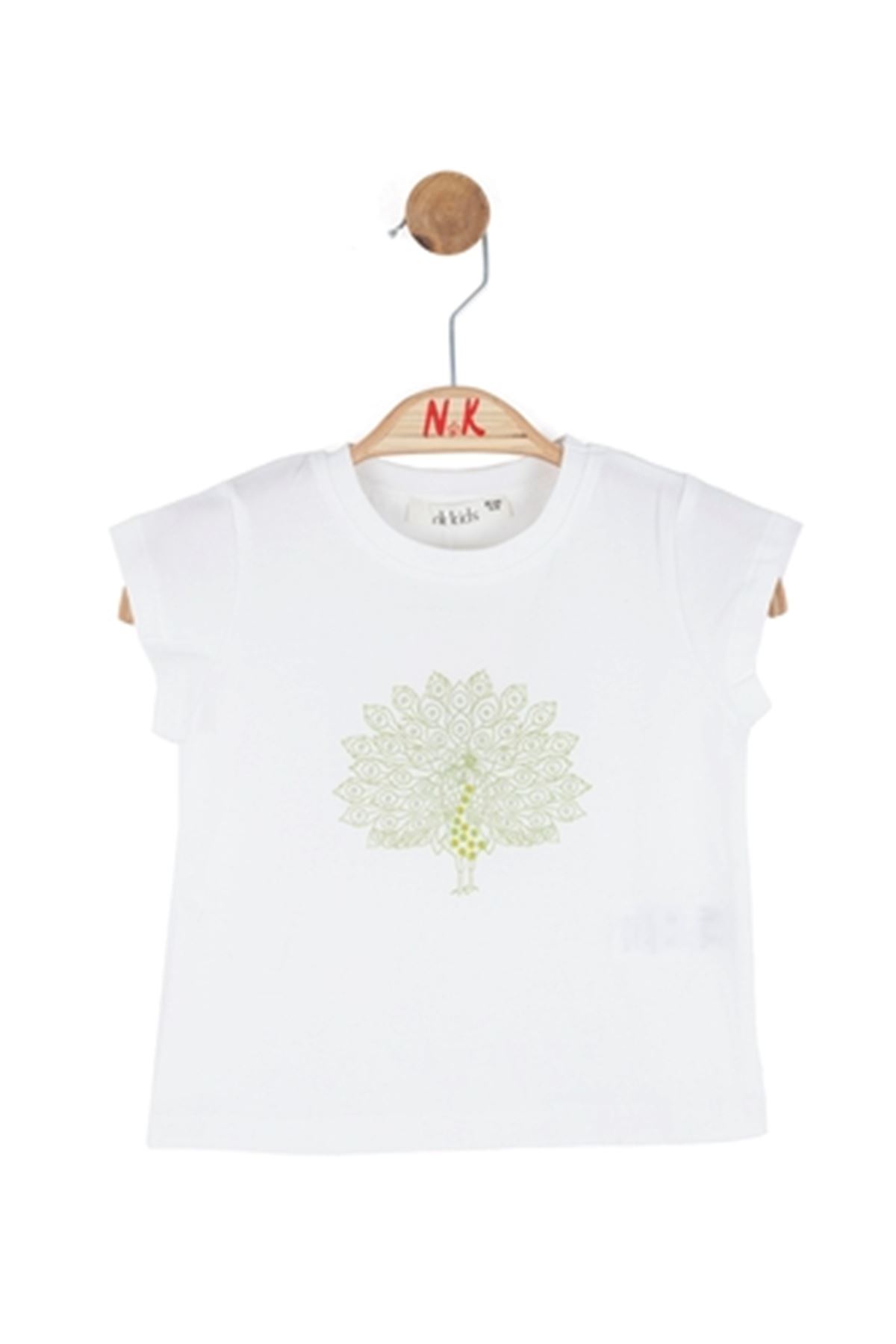 NK Kids 31626 TAVUS KUŞU T-SHIRT 1/4 Ekru
