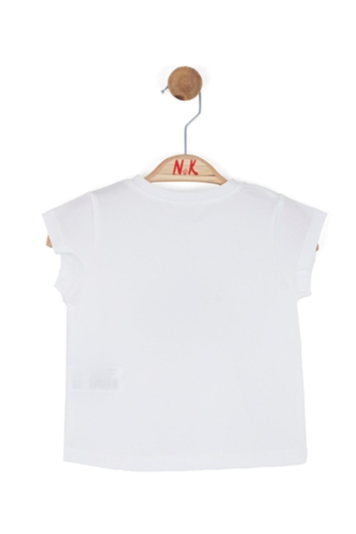 NK Kids 31626 TAVUS KUŞU T-SHIRT 1/4 Ekru