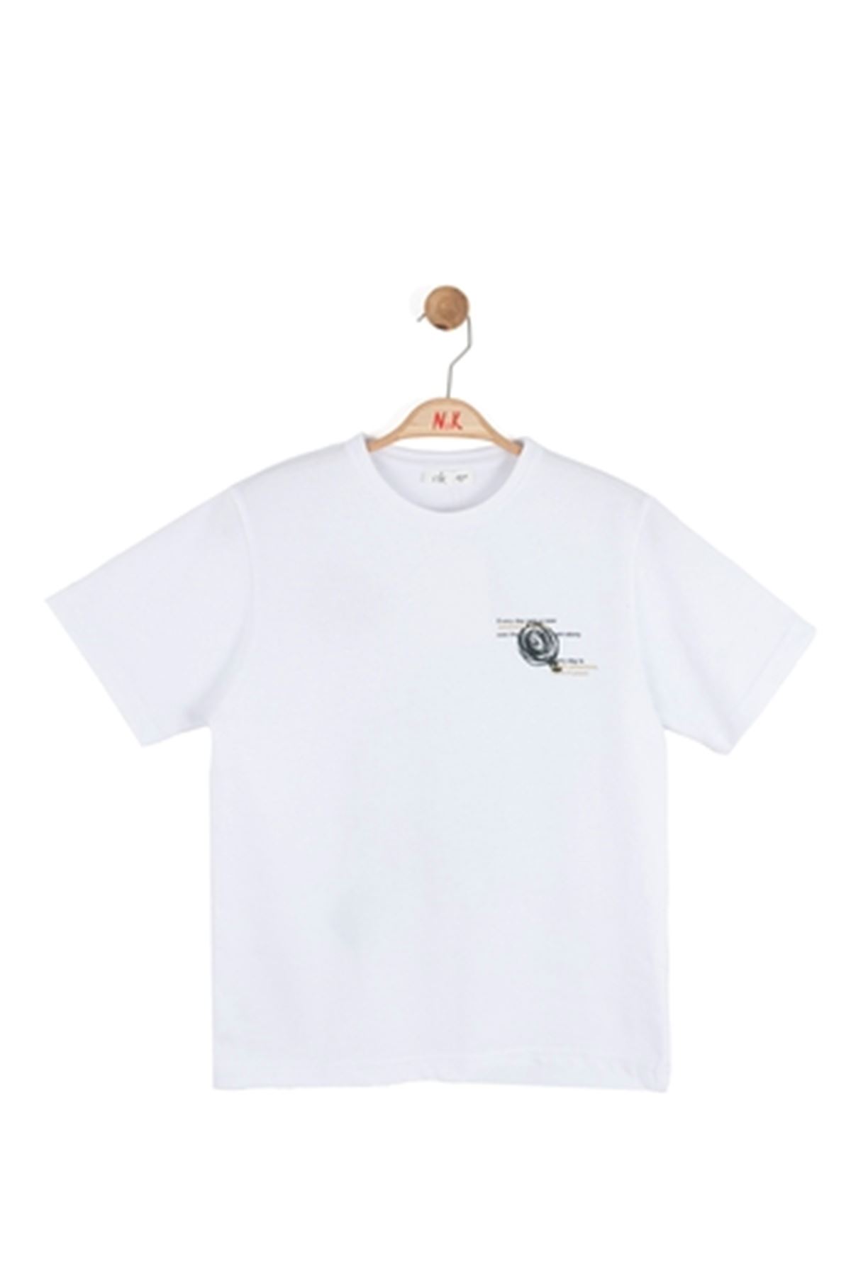 NK Kids 41325 RUN T-SHIRT 8/14 Beyaz