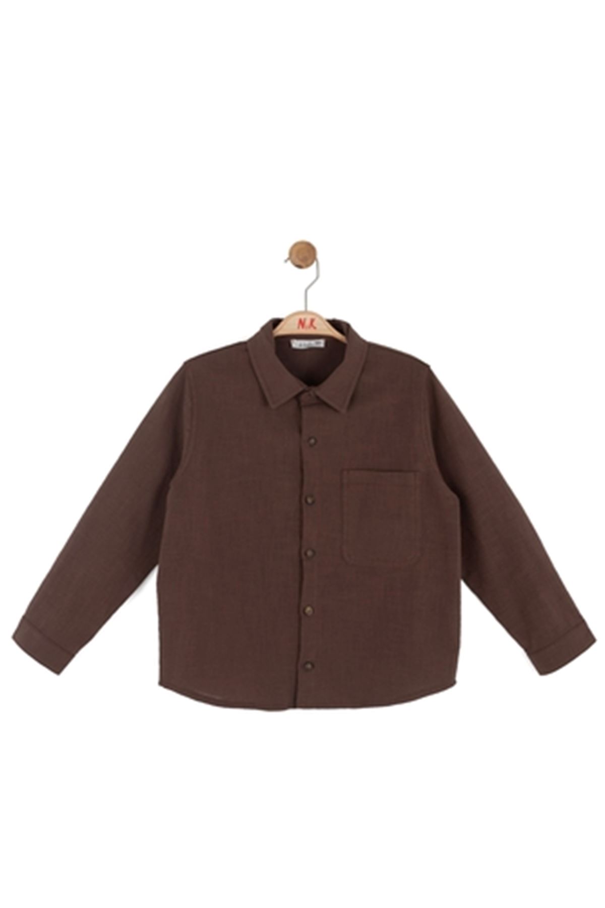 NK Kids 41327 OPAL GÖMLEK 8/14 Kahve