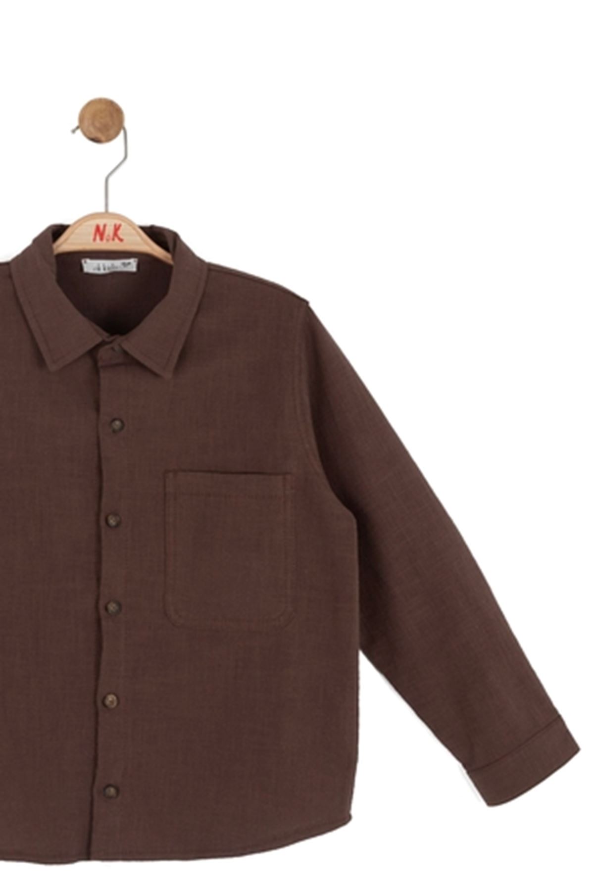 NK Kids 41327 OPAL GÖMLEK 8/14 Kahve