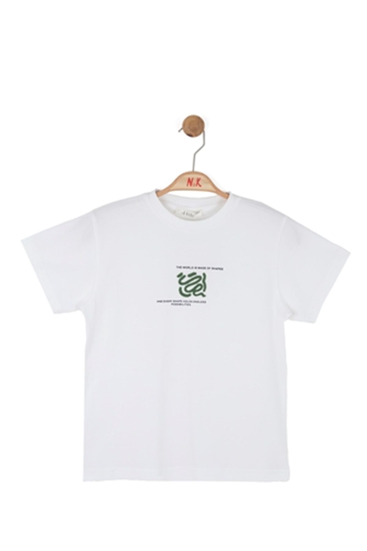 NK Kids 41525 WORLD T-SHIRT 4/8 Ekru