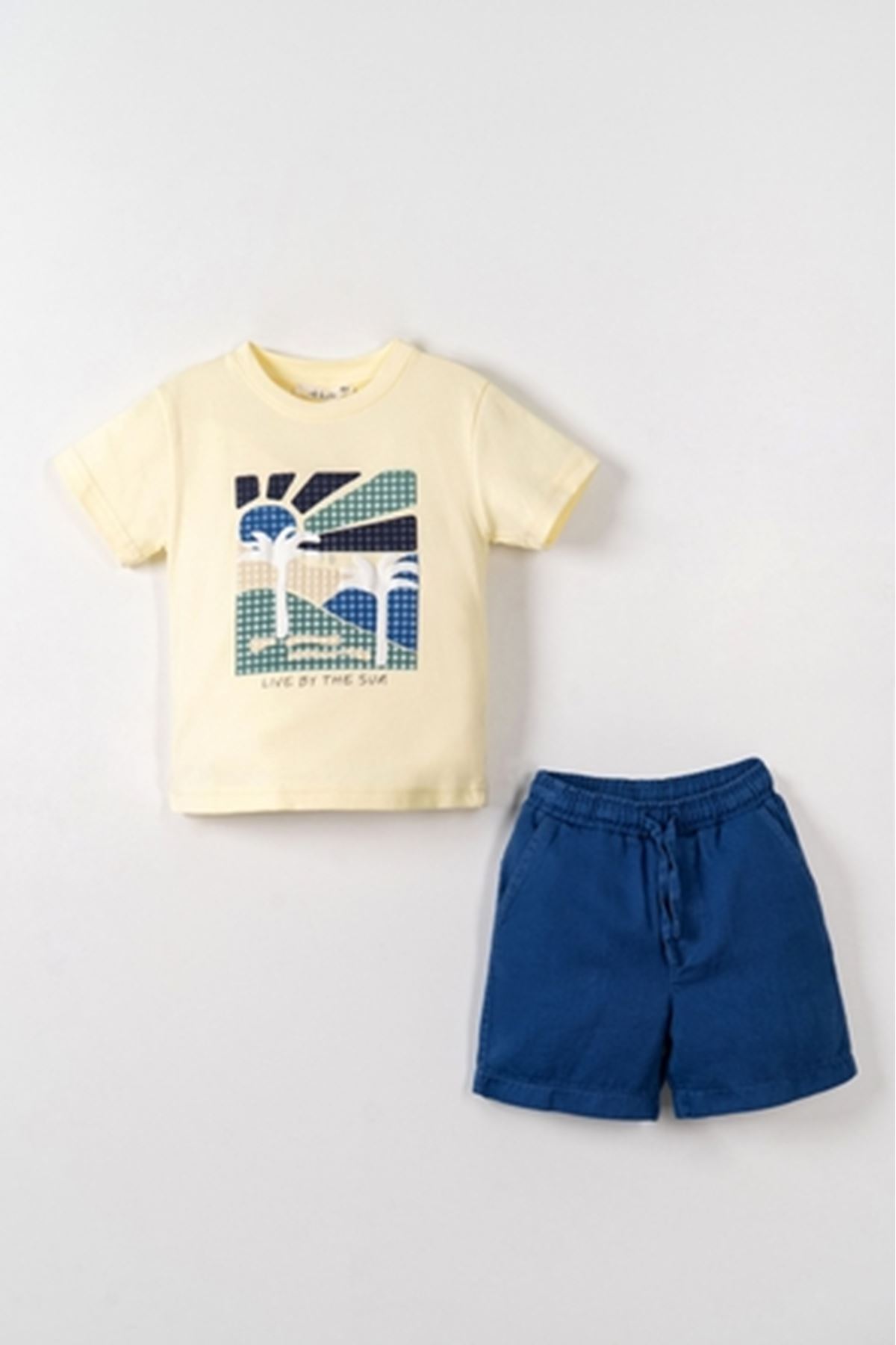 NK Kids 41600 SUN T-SHIRT 1/4 Sarı
