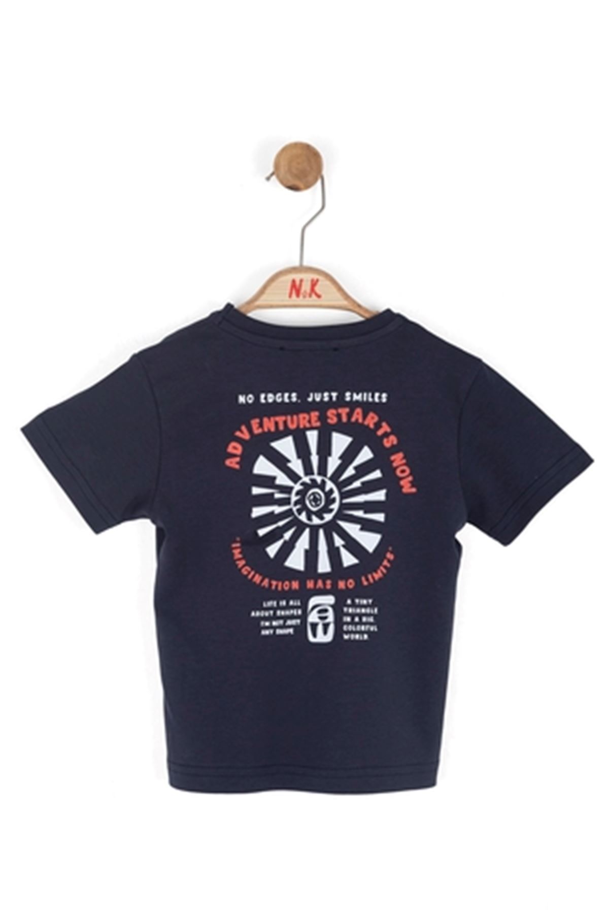 NK Kids 41606 SMILE T-SHIRT 1/4 Lacivert