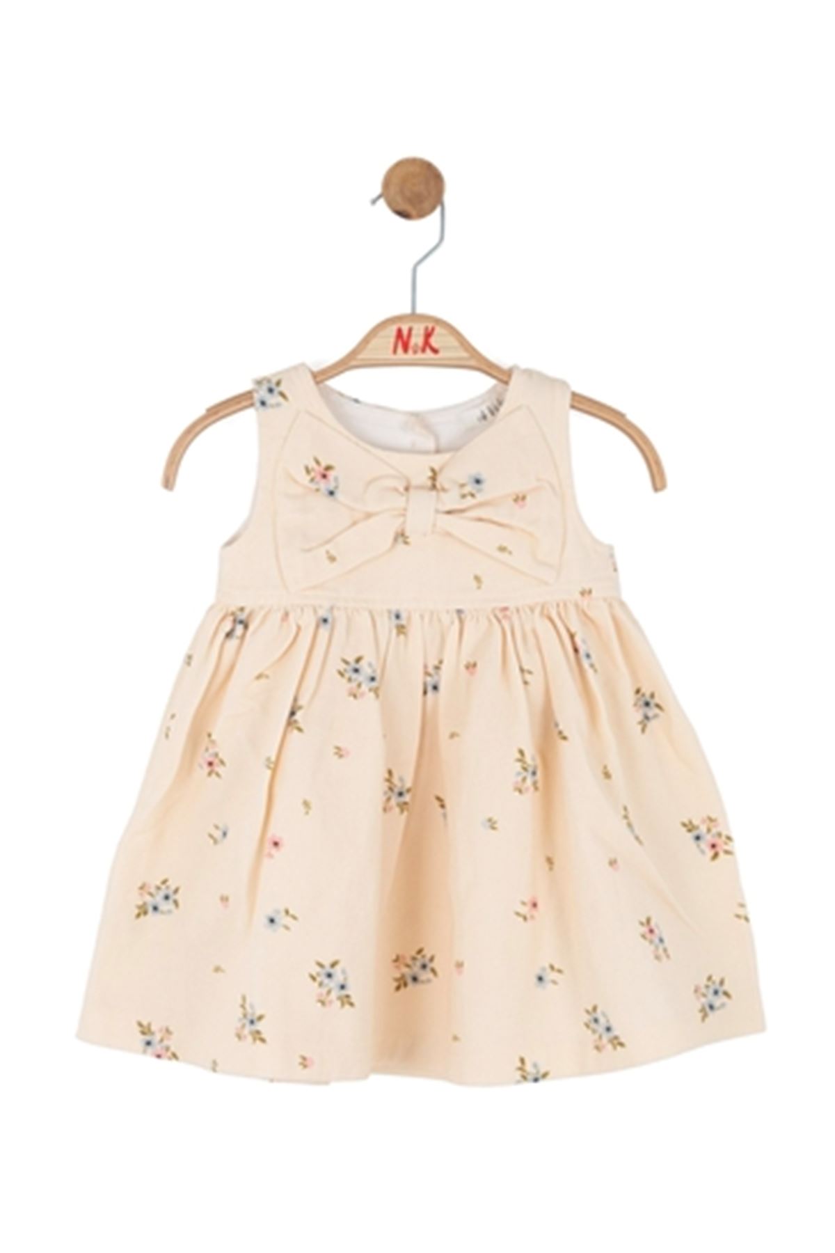 NK Kids 71602 SPRING ELBİSE 1/4 KREM