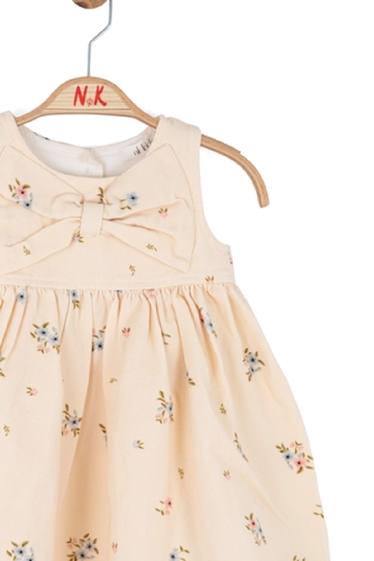 NK Kids 71602 SPRING ELBİSE 1/4 KREM