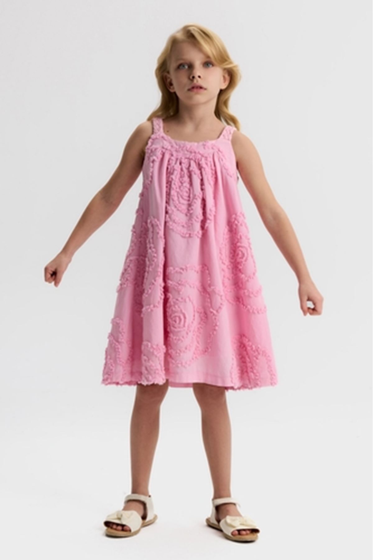 NK Kids 71503 WIND ELBİSE 4/8 PEMBE
