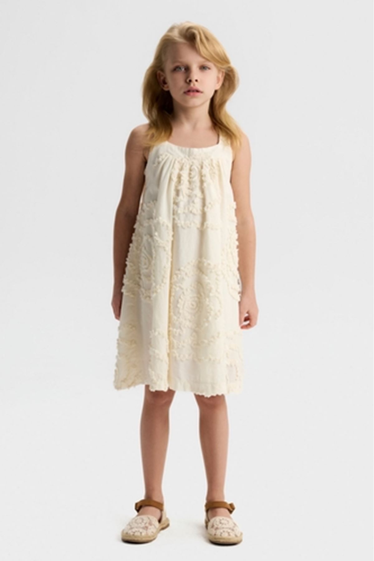 NK Kids 71503 WIND ELBİSE 4/8 KREM