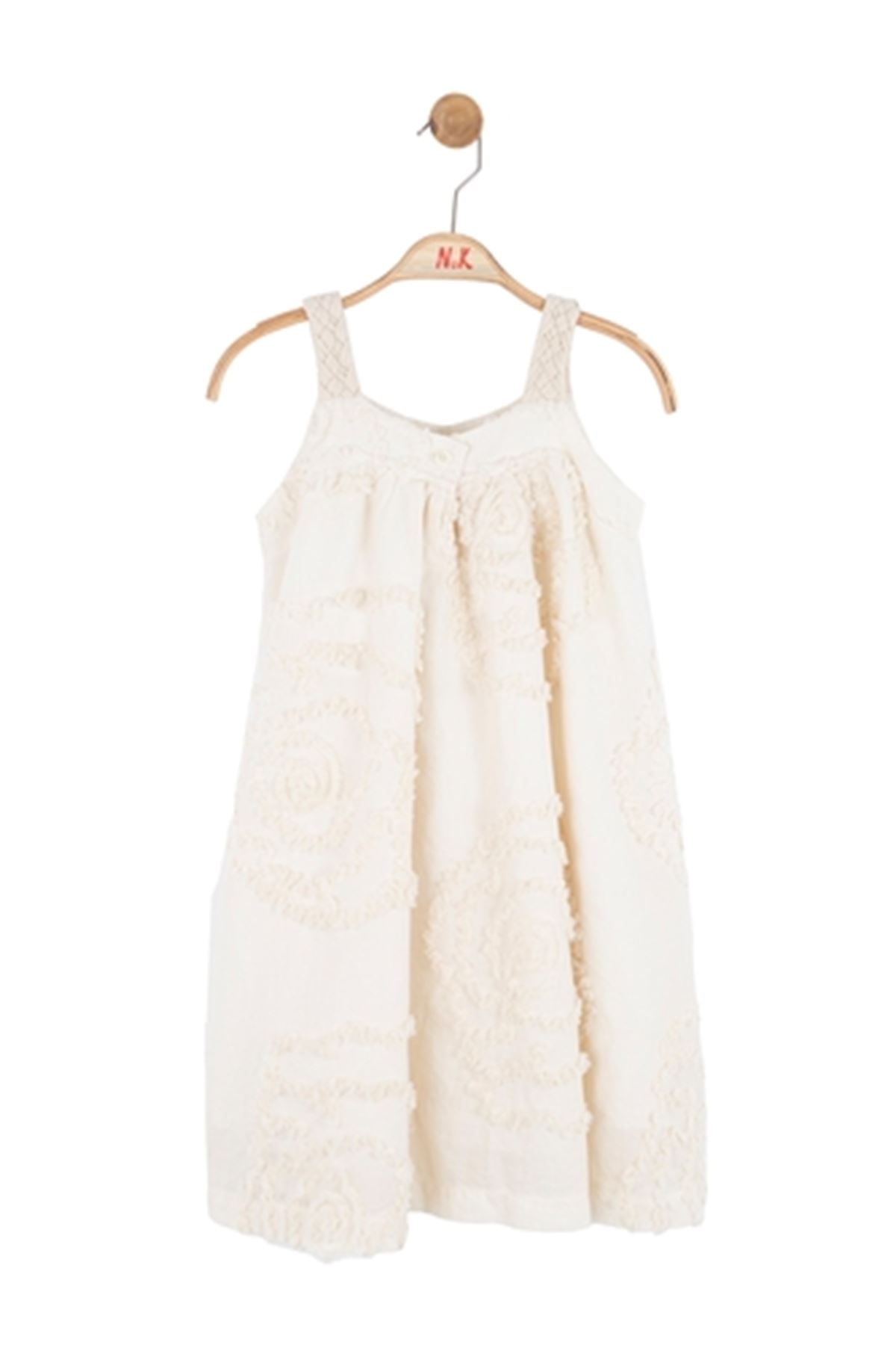 NK Kids 71503 WIND ELBİSE 4/8 KREM