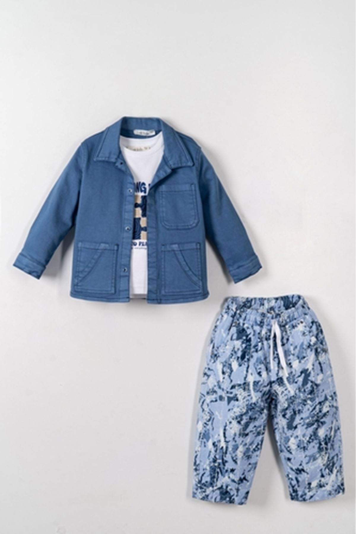 NK Kids 61615 KAMUFULE PANT.MAVİ 1/4