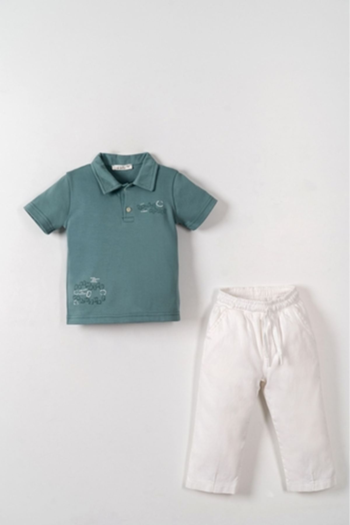 NK Kids 61603 WALNUT PANTOLON BEYAZ 1/4