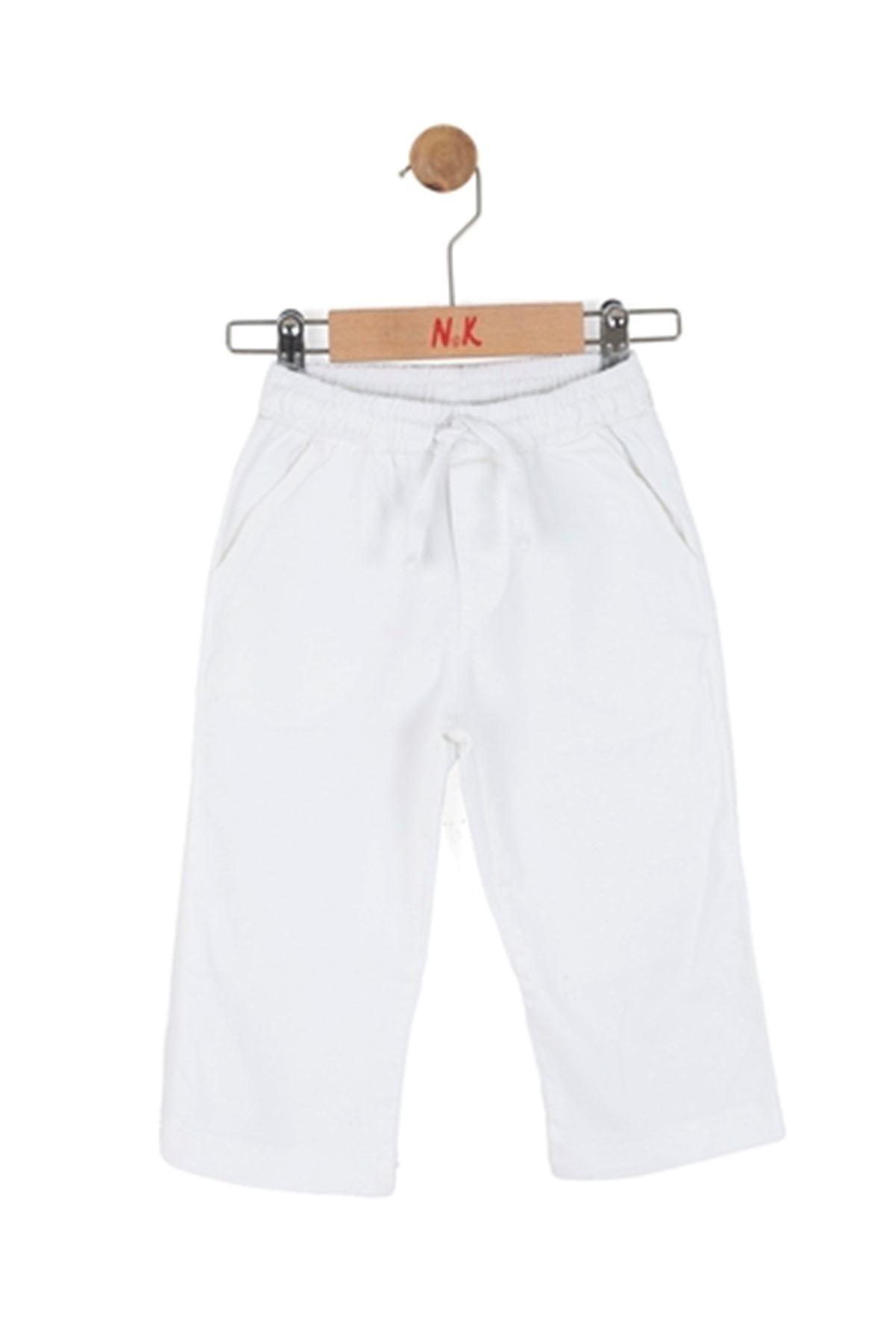 NK Kids 61603 WALNUT PANTOLON BEYAZ 1/4