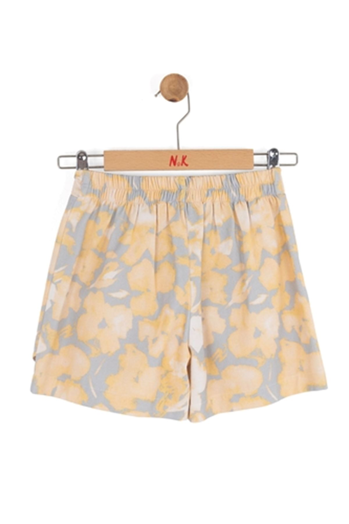 NK Kids 51305 BAHAR ŞORT ETEK SARI 8/14