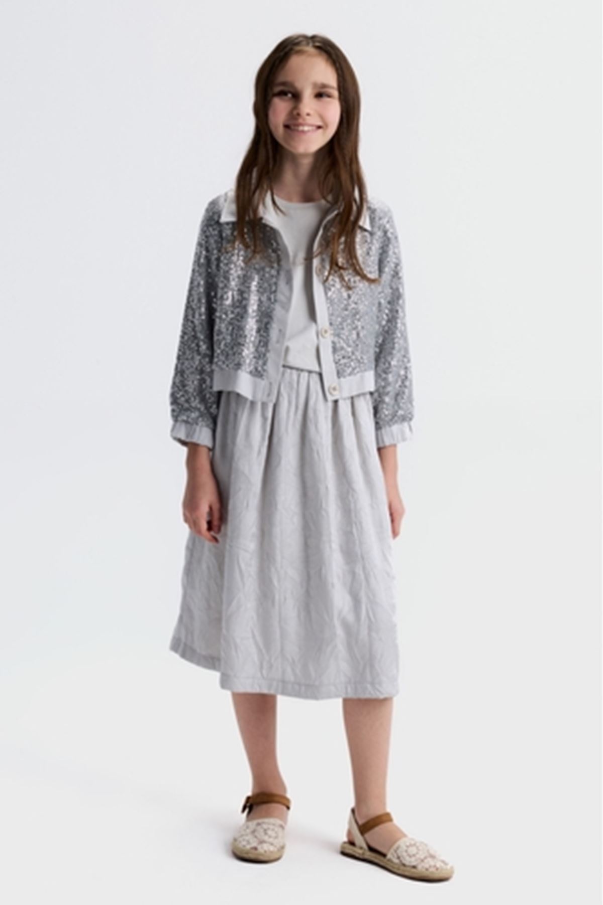 NK Kids 51308 GLITTER ETEK 8/14 GRİ