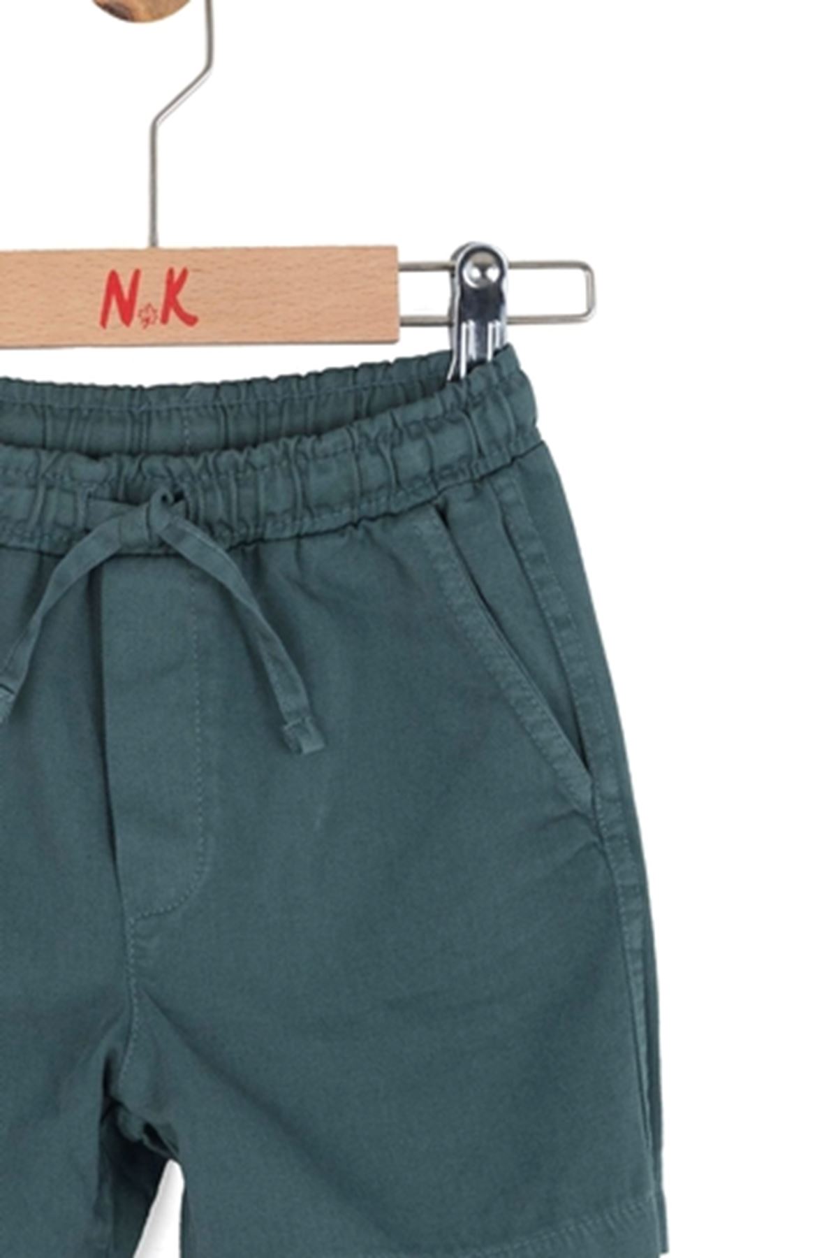 NK Kids 61601 POYRAZ ŞORT 1/4 YEŞİL