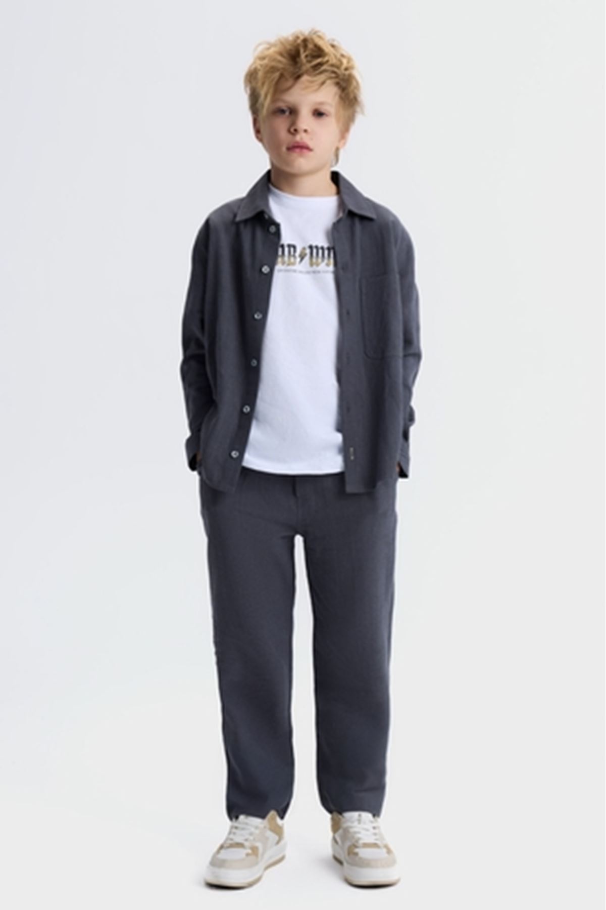 NK Kids 61315 OPAL PANT.ANTRASİT 8/14