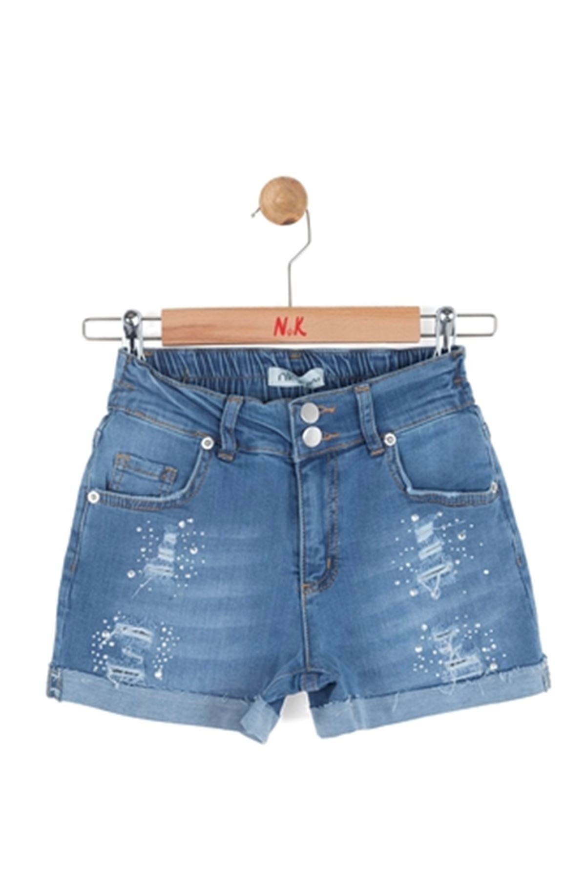 NK Kids 51722 MALDİV ŞORT MAVİ 8/14