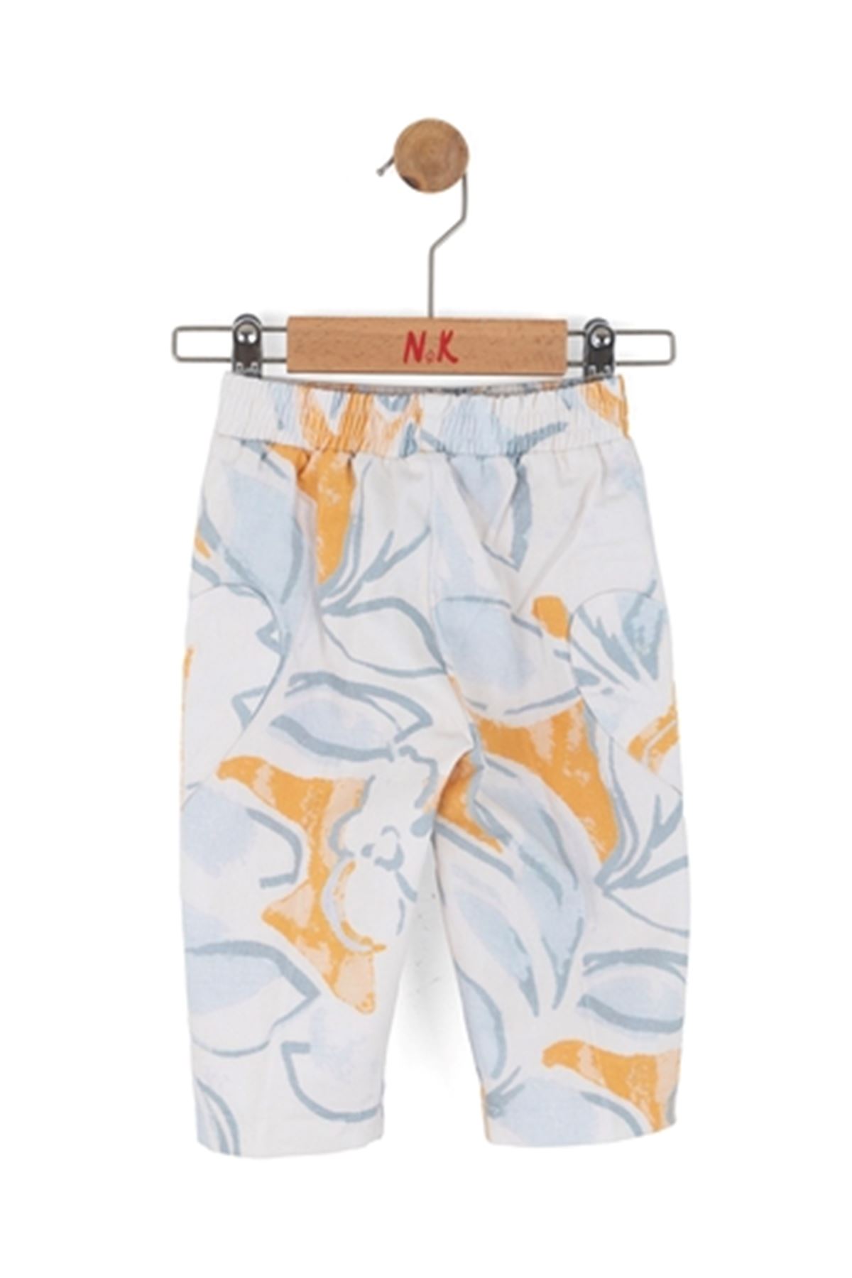 NK Kids 51609 POWDER PANT.1/4 KREM-MAVİ