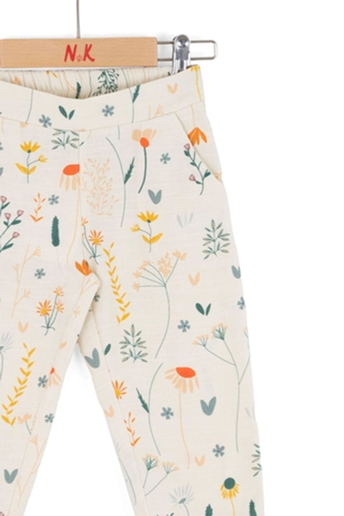 NK Kids 51608 SUNFLOWER PANT.KREM 1/4