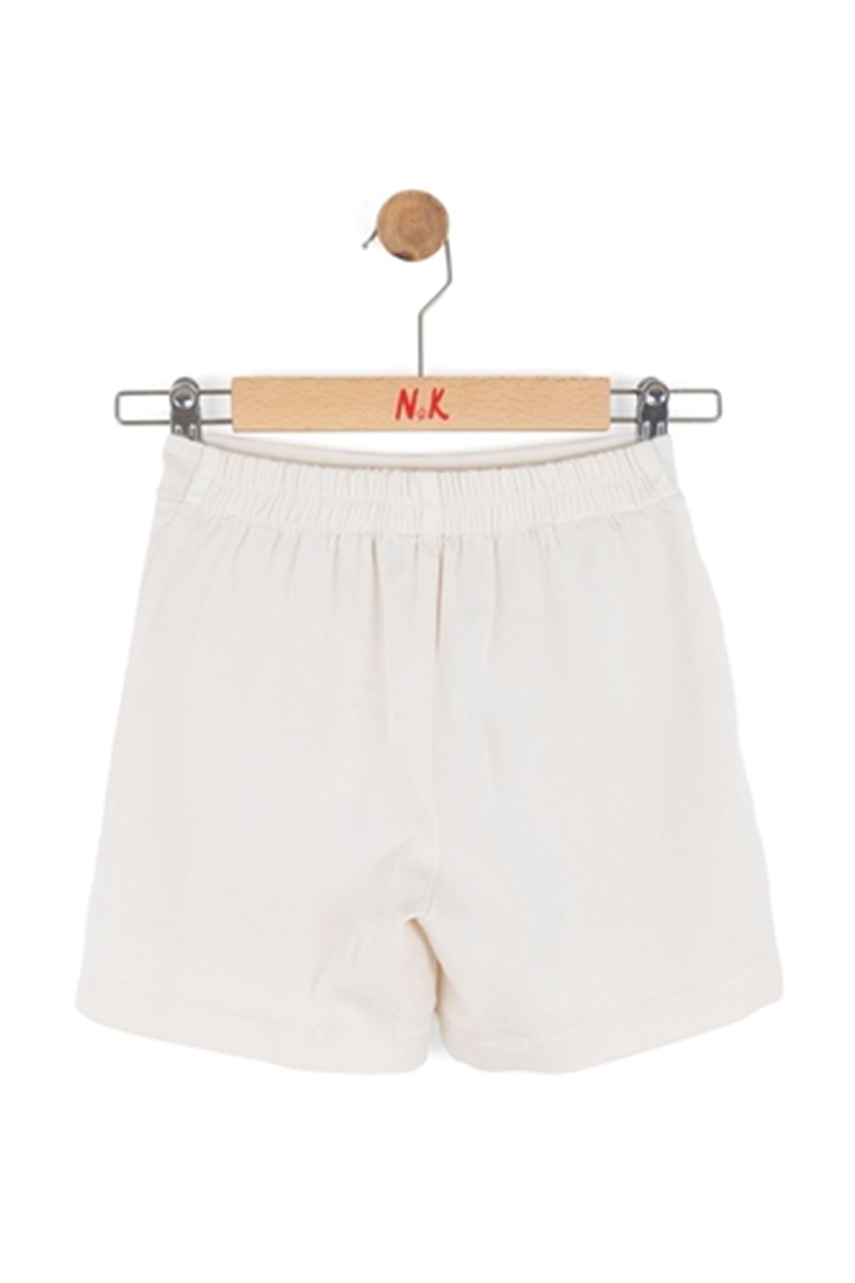 NK Kids 51358 PALMİYE ŞORT KREM 8/14